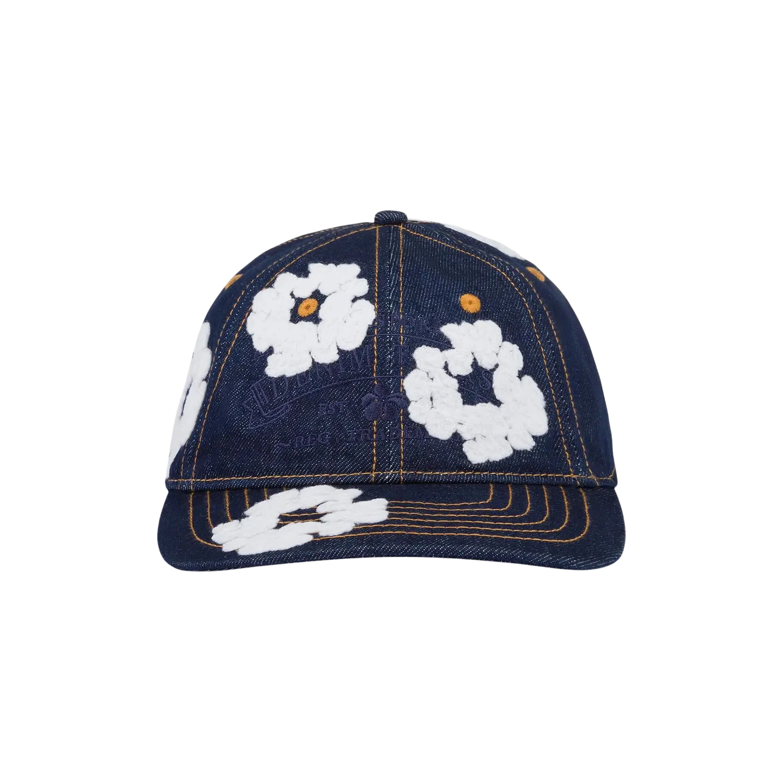DENIM COTTON WREATH CAP « WASHED INDIGO »