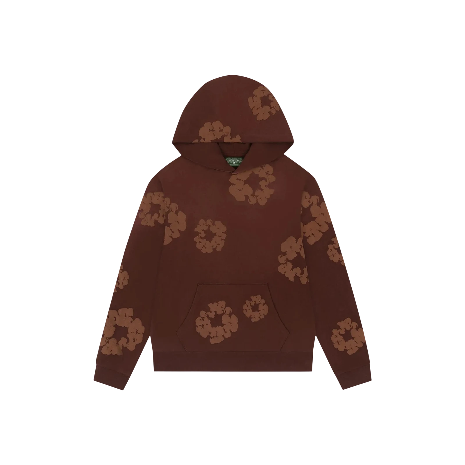 MONO COTTON WREATH HOODIE « BROWN »