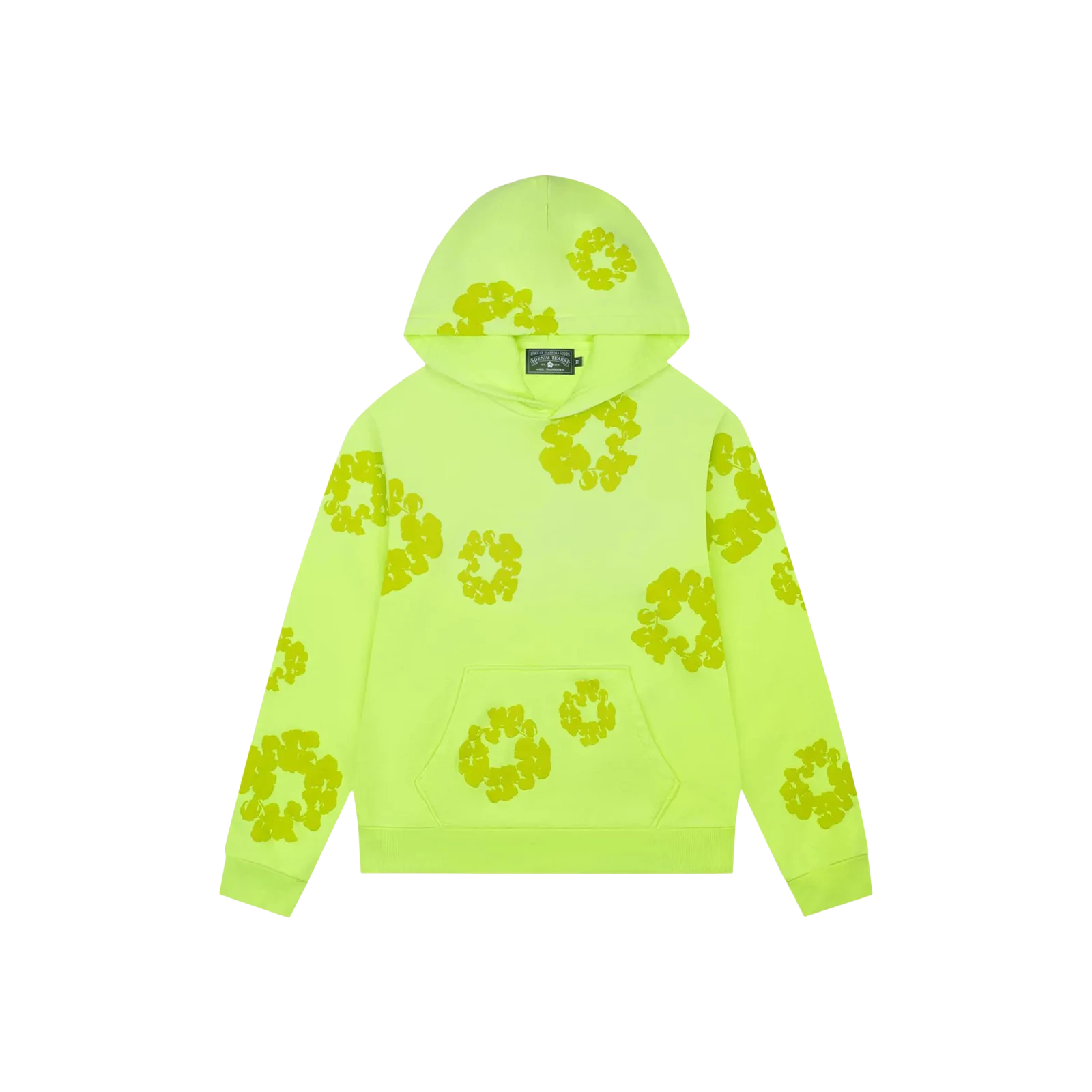 MONO COTTON WREATH HOODIE « NEON GREEN »