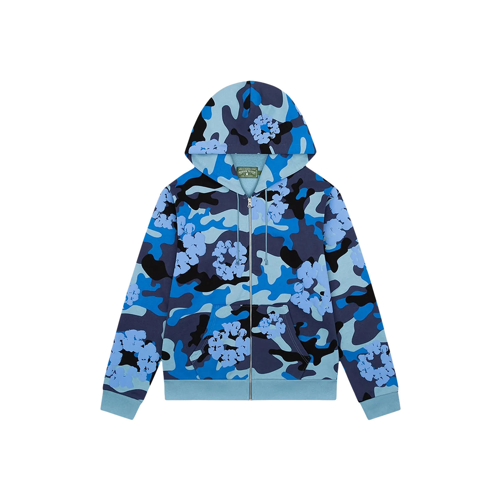 THE WREATH ZIP HOODIE « BLUE CAMO »