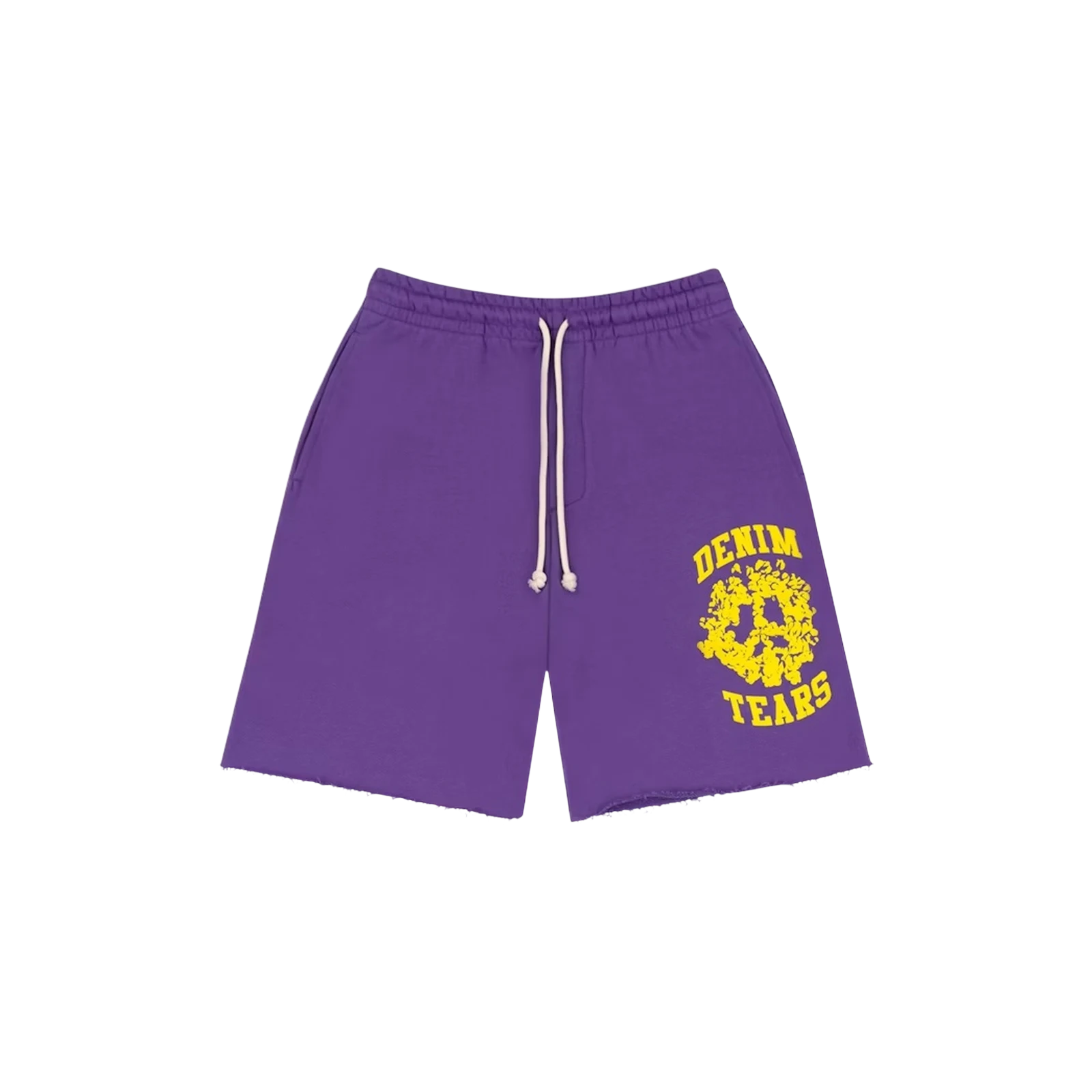 DENIM UNIVERSITY SWEAT SHORTS « PURPLE »