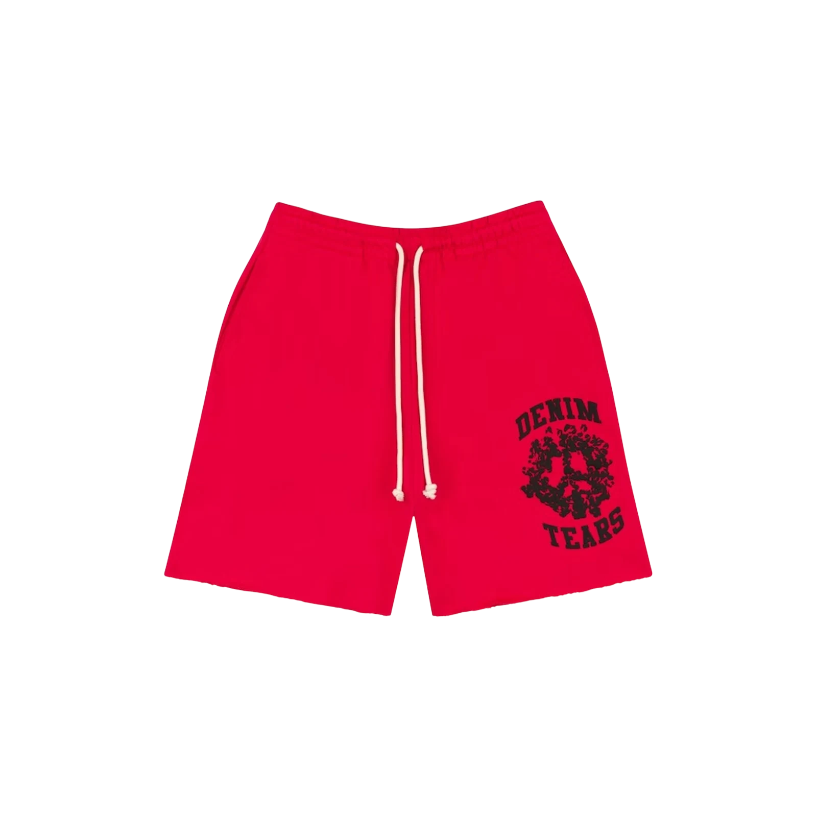 DENIM UNIVERSITY SWEAT SHORTS « RED »