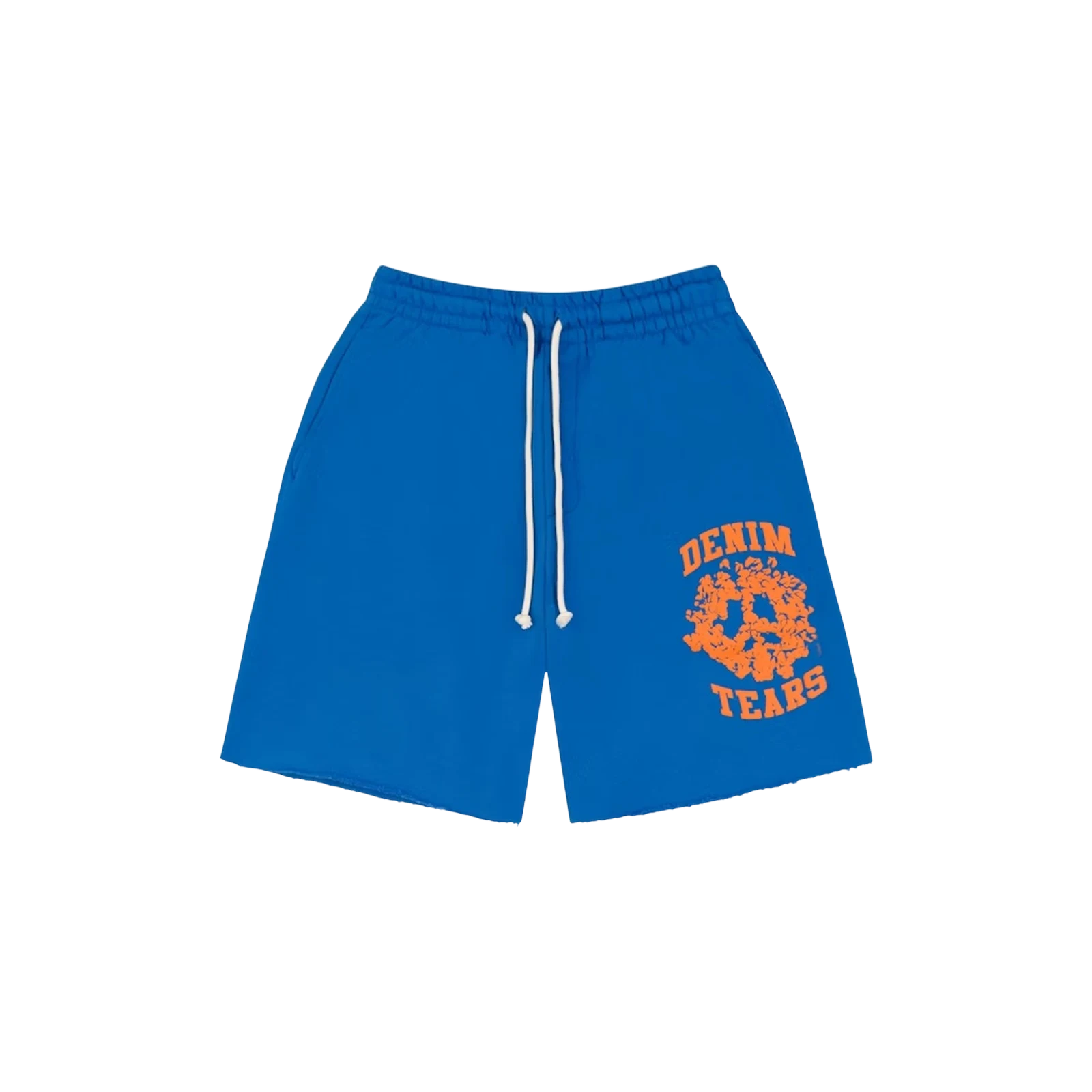 DENIM UNIVERSITY SWEAT SHORTS « ROYAL BLUE »
