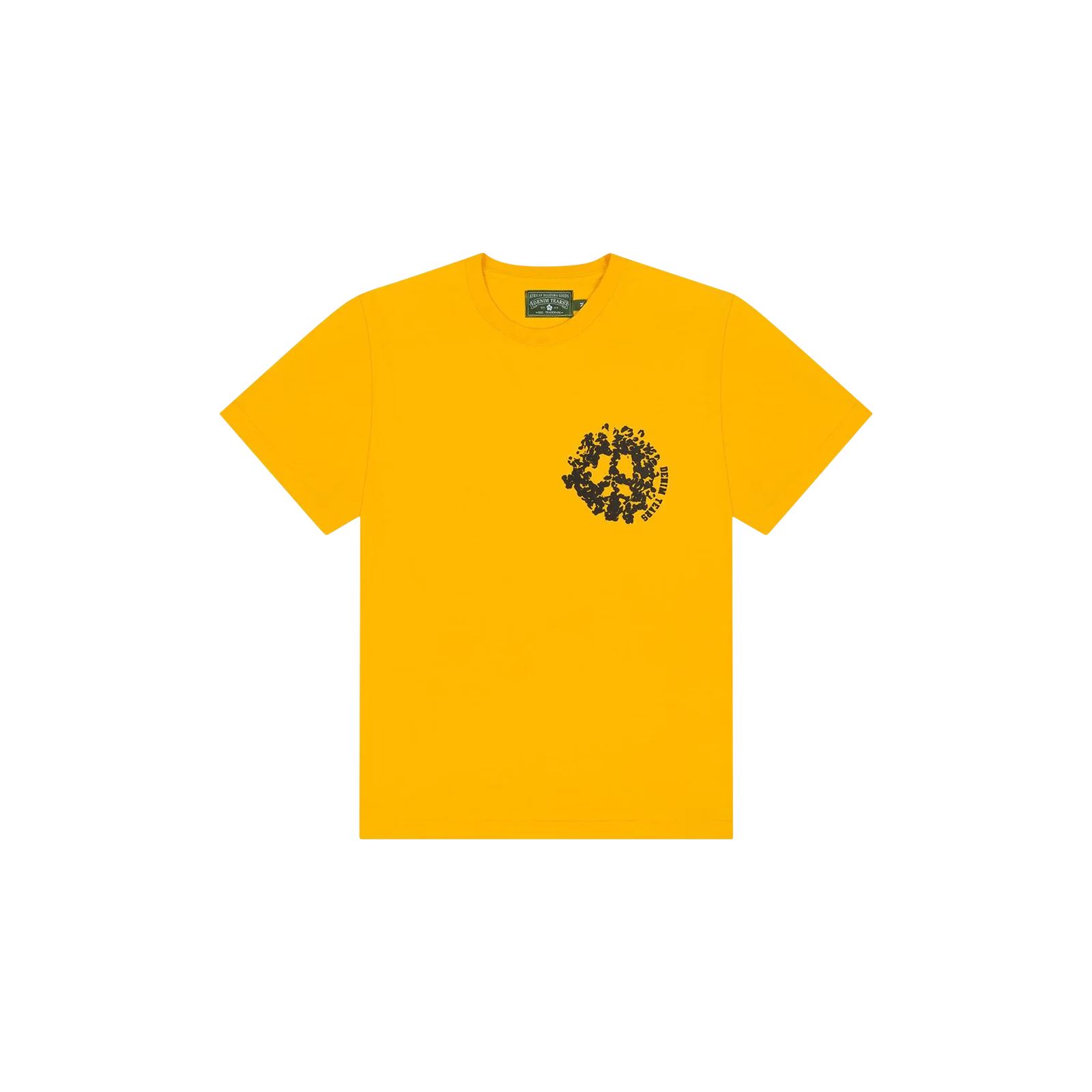 DENIM UNIVERSITY TEE « YELLOW »