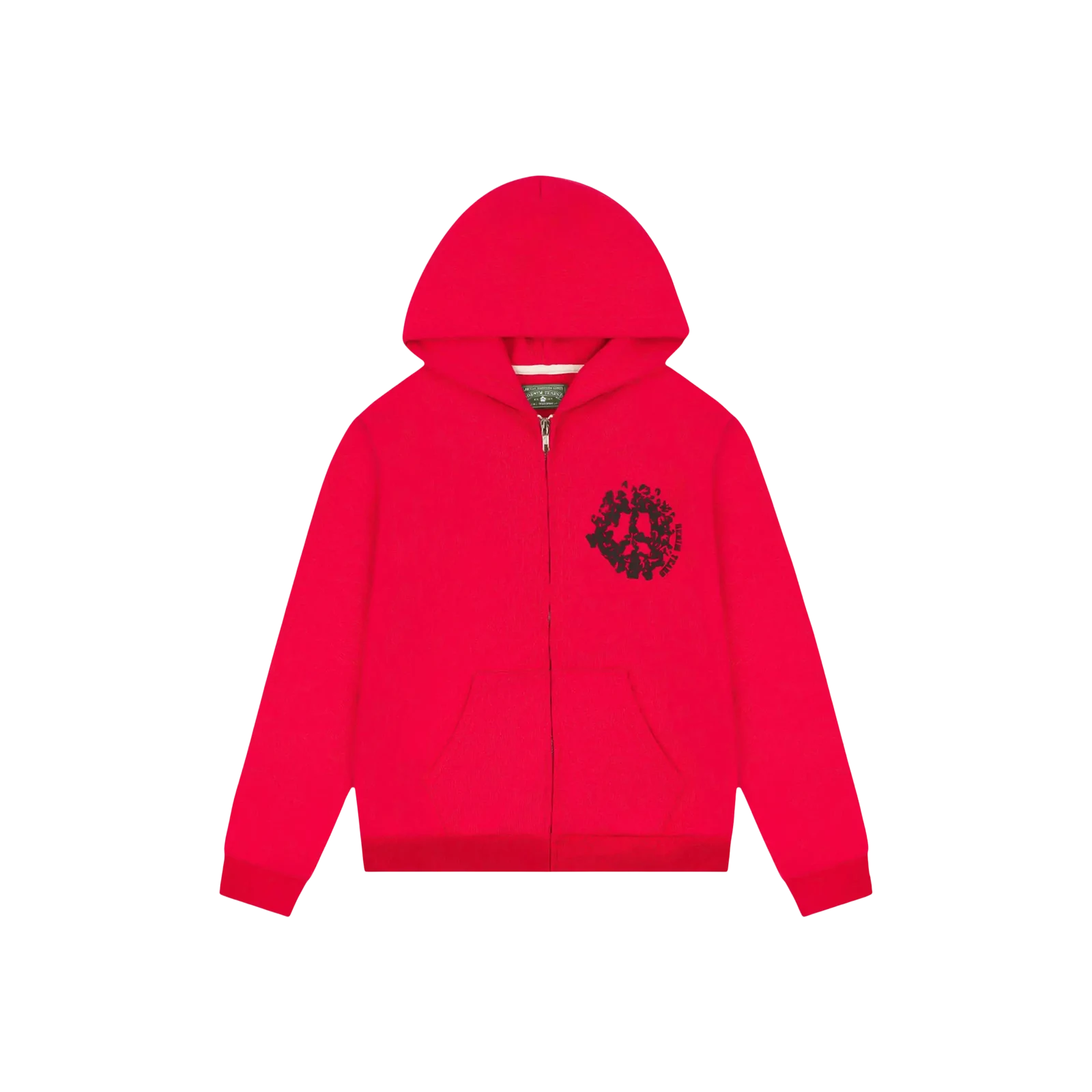 DENIM UNIVERSITY ZIP HOODIE « RED »