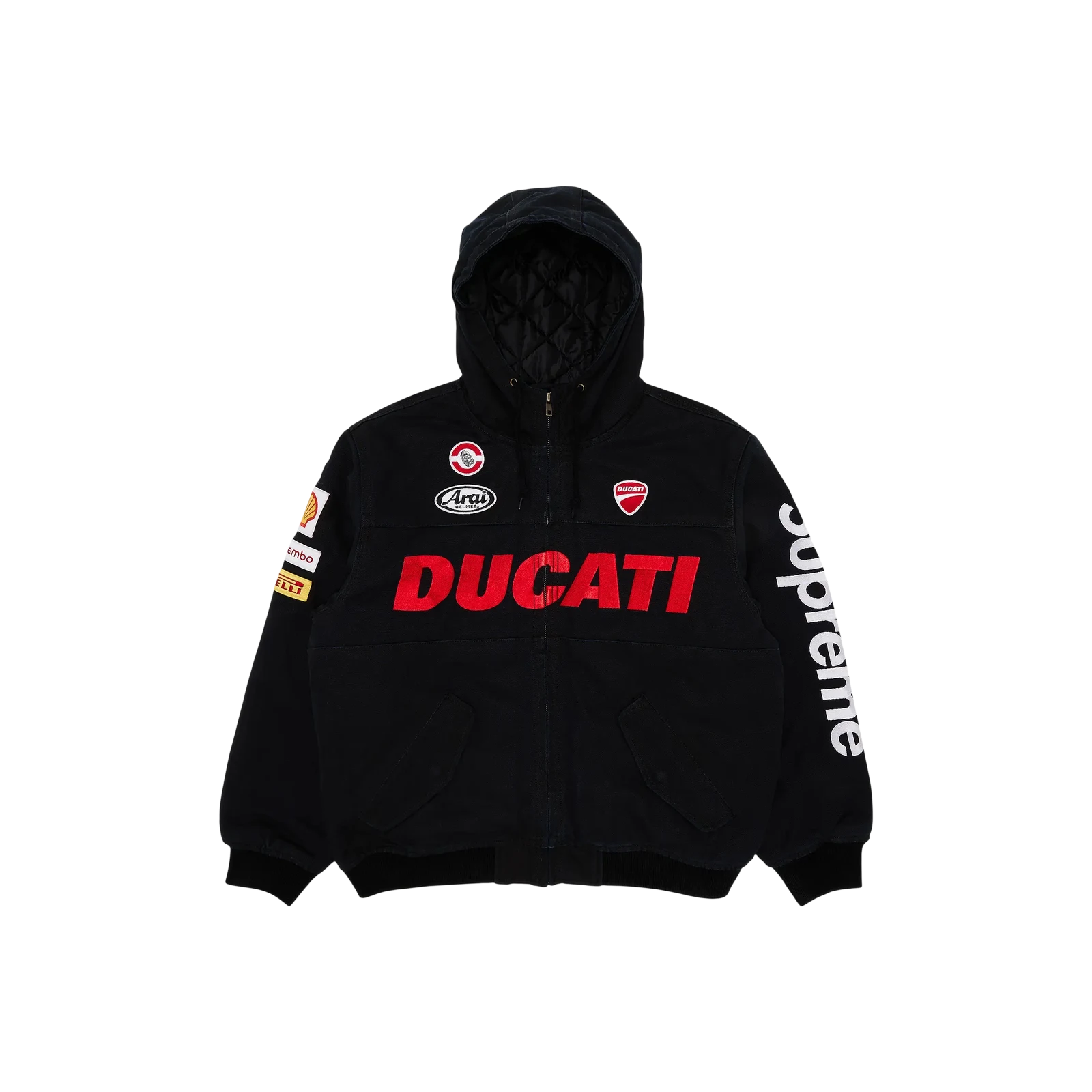 DUCATI X HOODED RACING JACKET « BLACK »