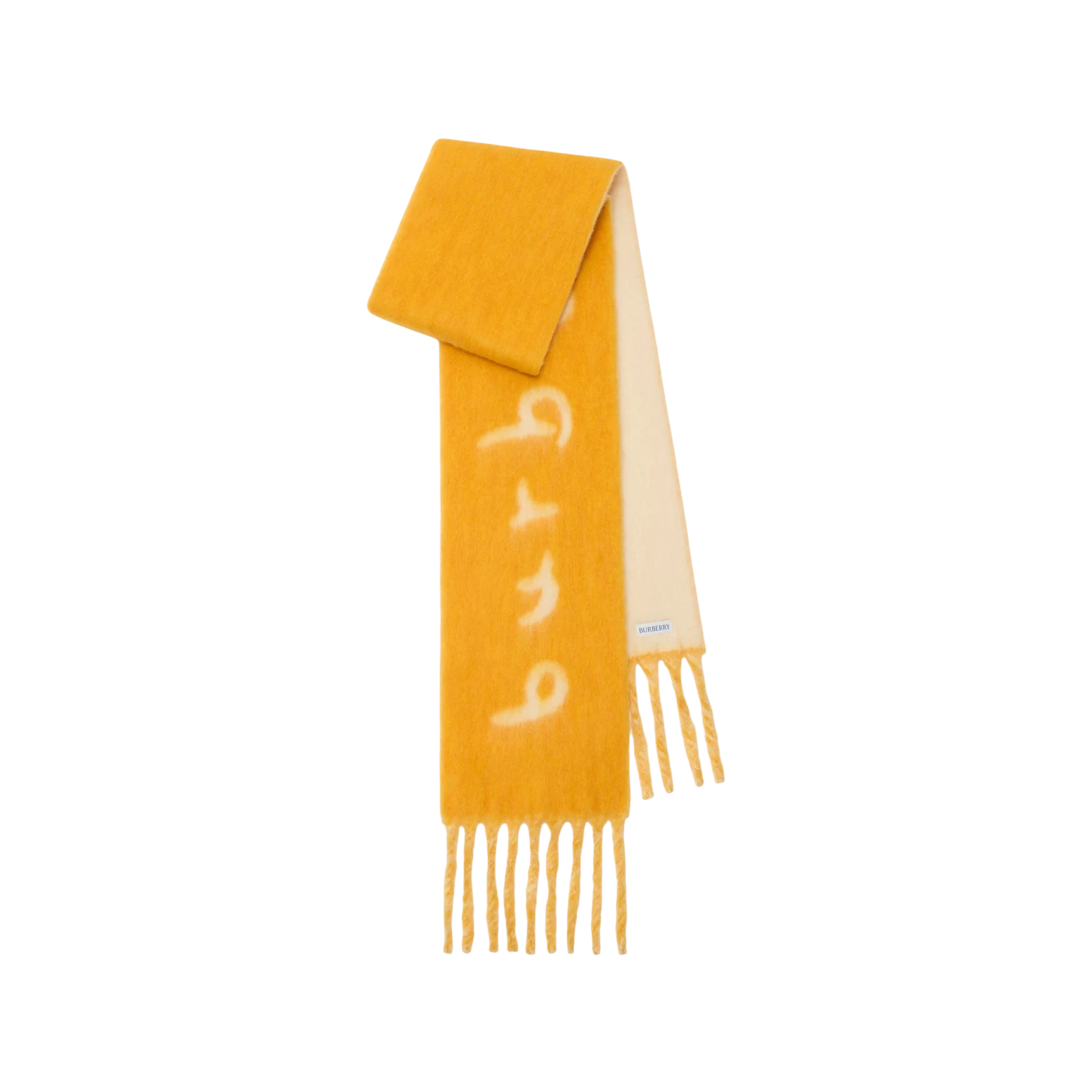 ÉCHARPE RÉVERSIBLE EN LAINE D’ALPAGA MÉLANGÉE À LOGO