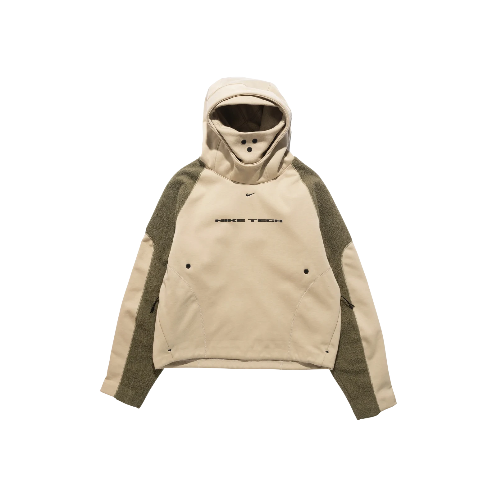 FLEECE BOREAS HOODED « KHAKI »