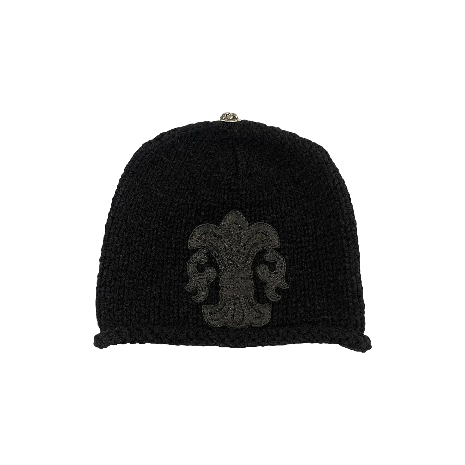 FLEUR PATCH BEANIE « BLACK »