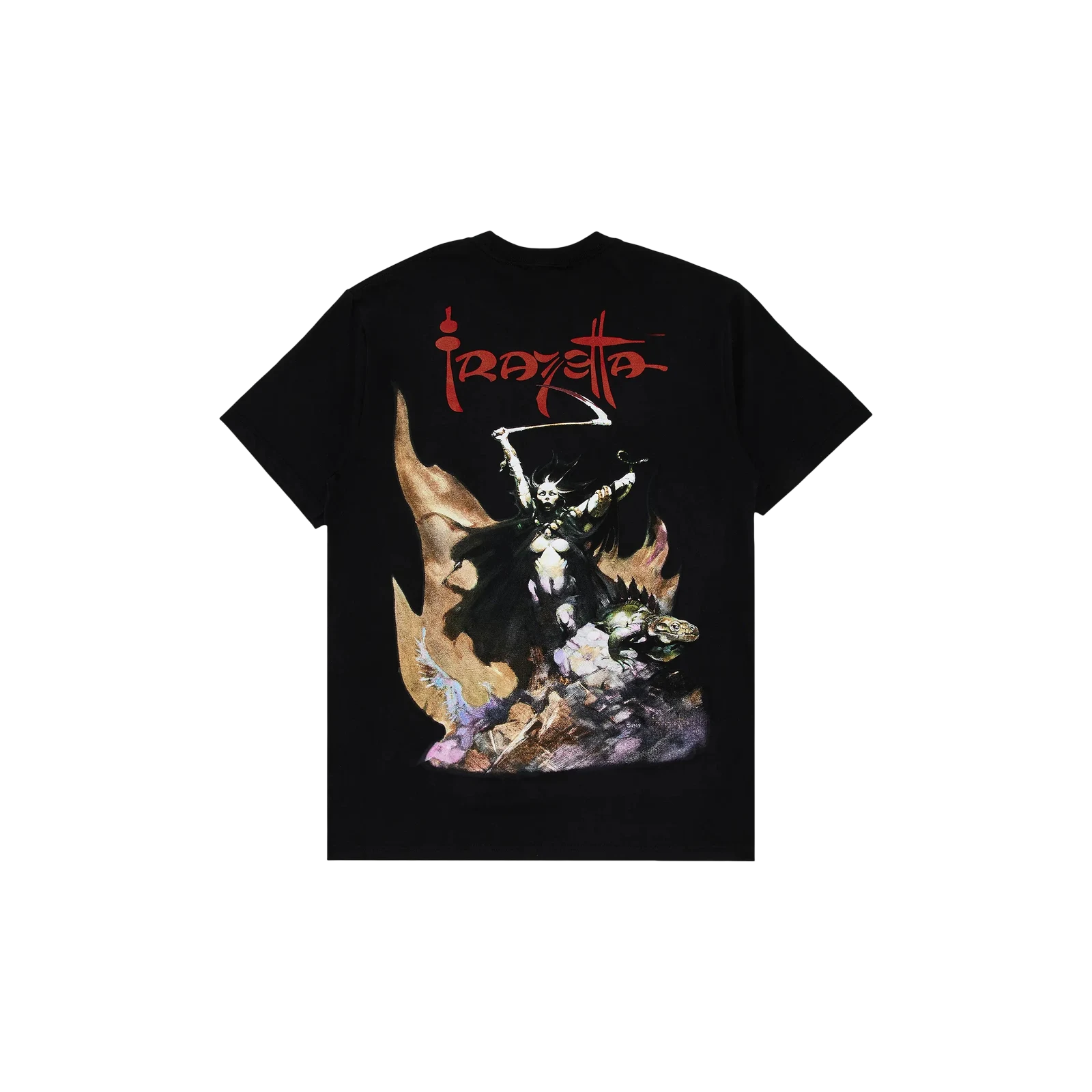 FRANK FRAZETTA X WOMAN WITH SCYTHE TEE « BLACK »