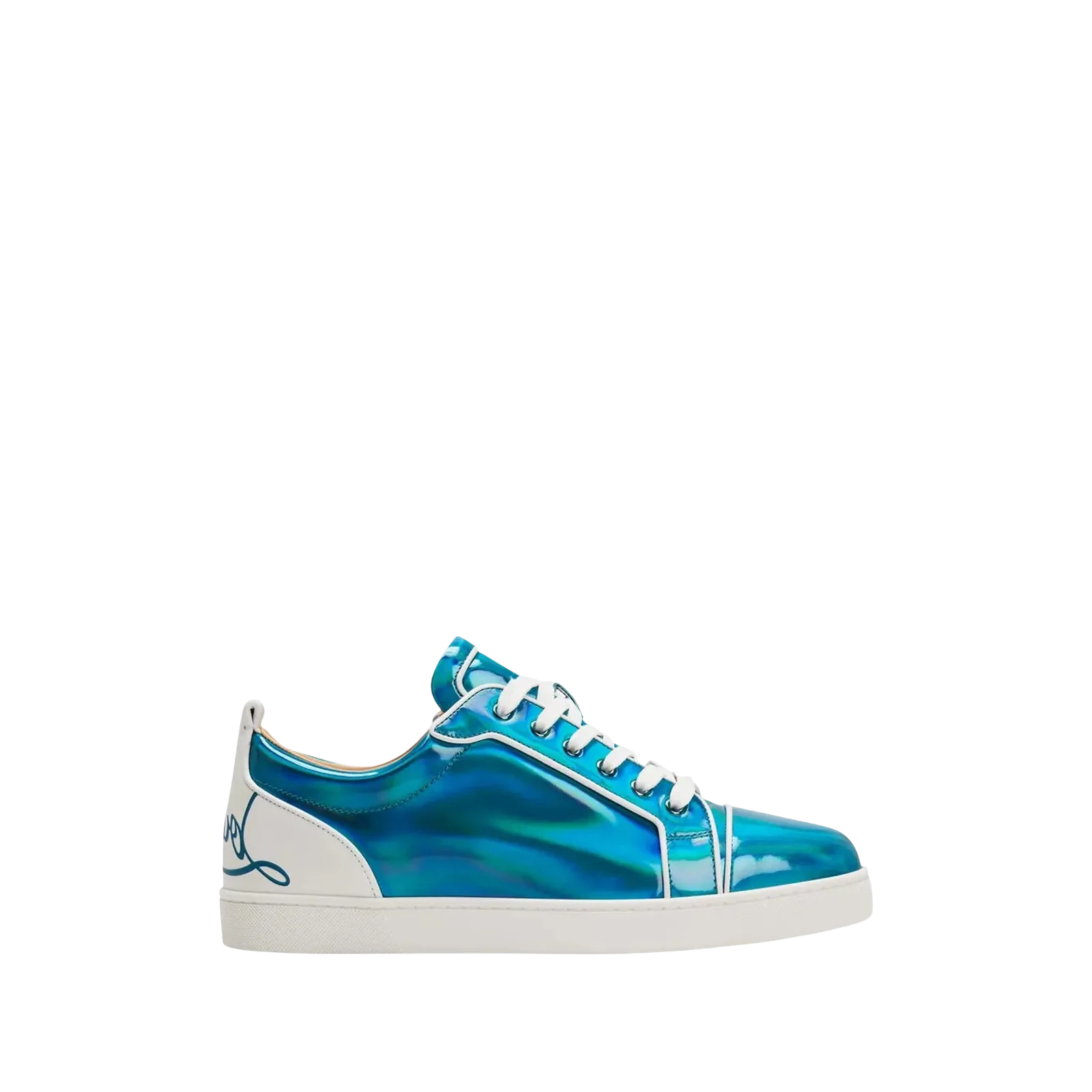 FUN LOUIS JUNIOR FLAT « BLUE IRIDESCENT »