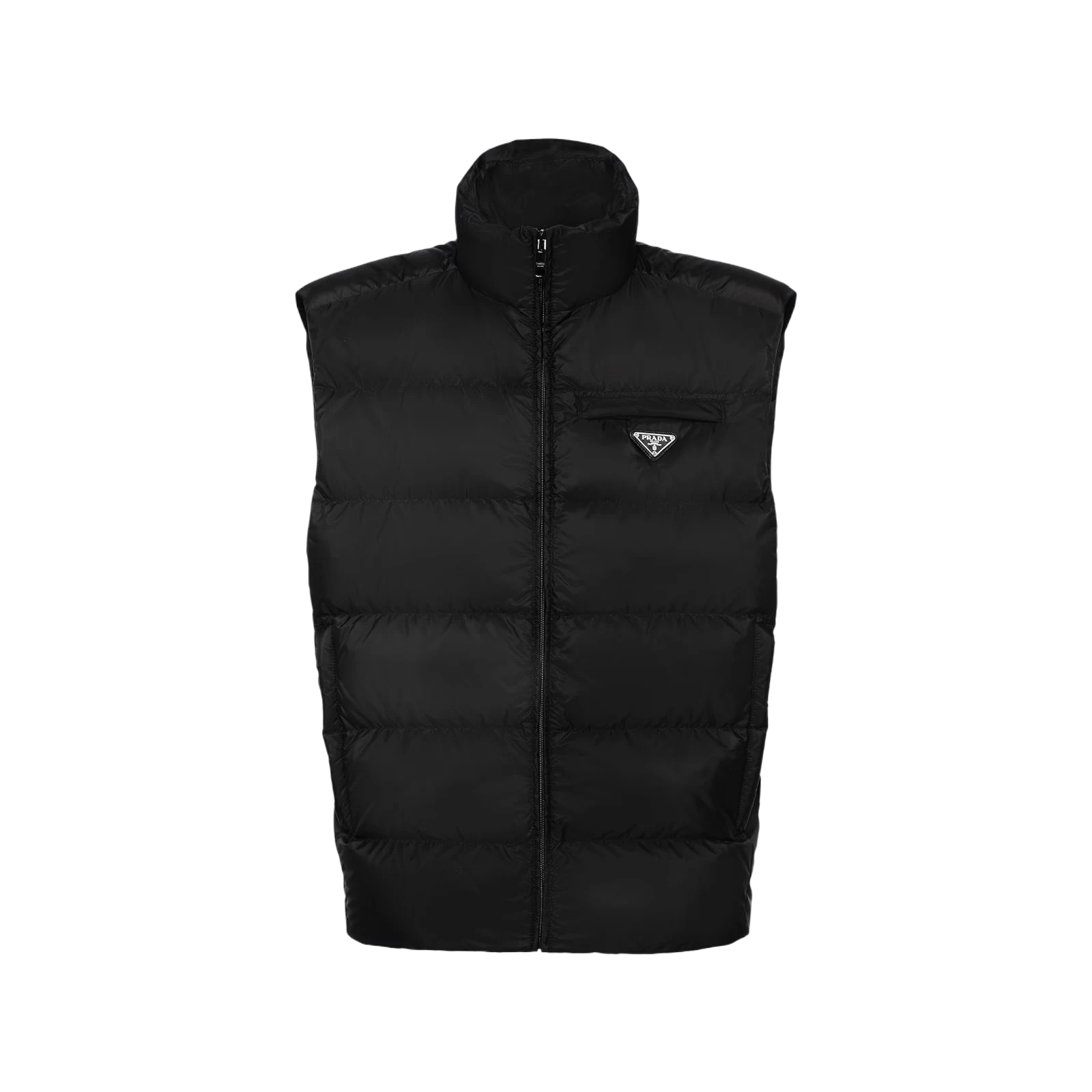GILET SANS MANCHES EN RE-NYLON MATELASSÉ