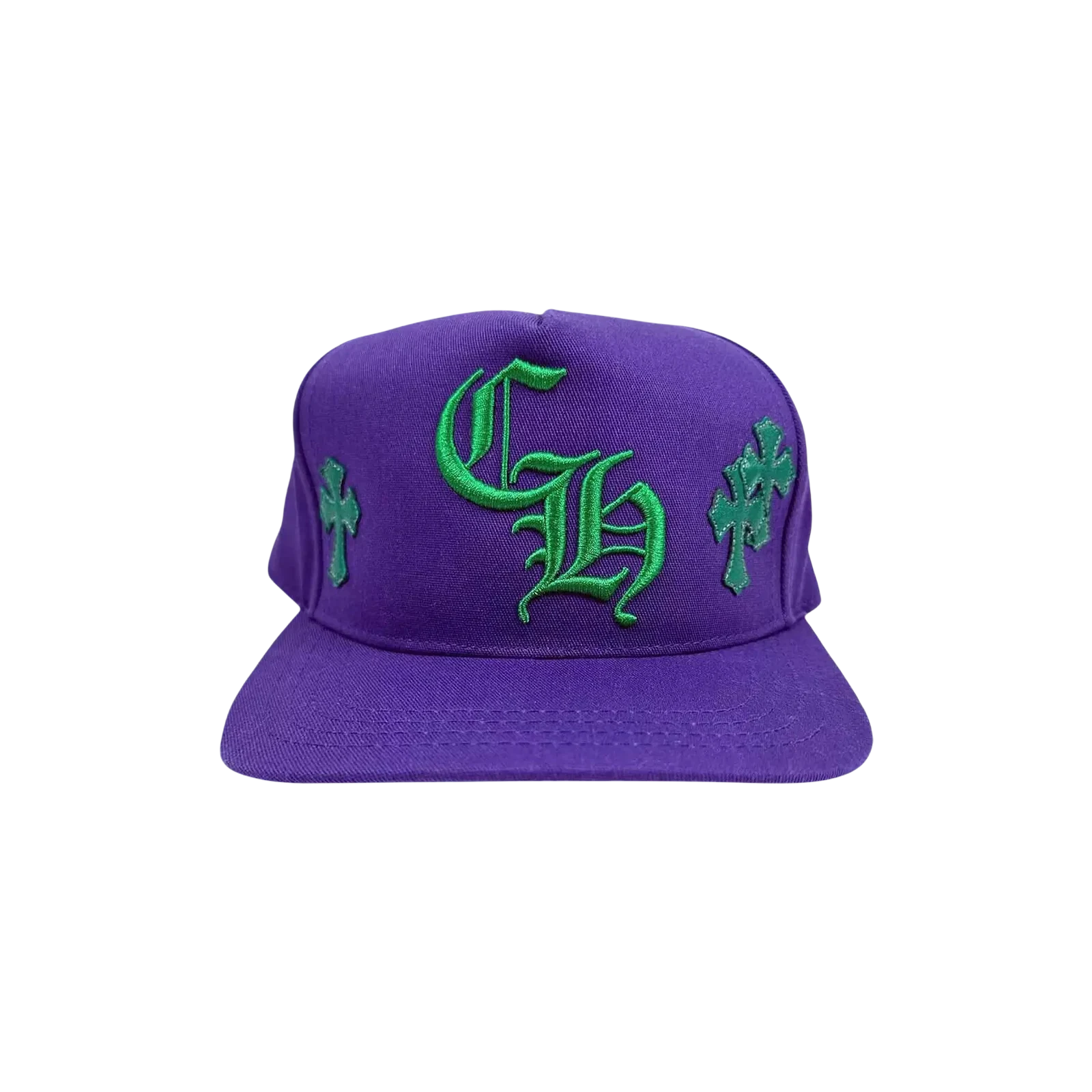 CROSS PATCH TRUCKER HAT « PURPLE/GREEN »