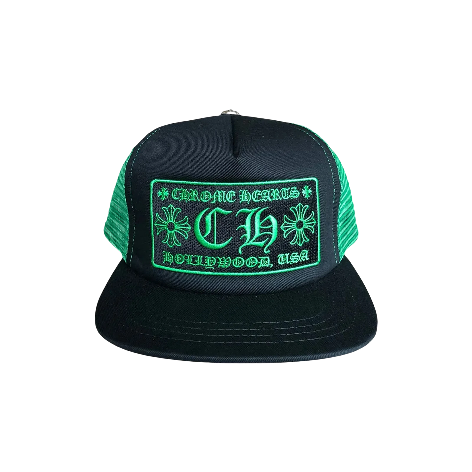 HOLLYWOOD TRUCKER HAT « BLACK/GREEN »