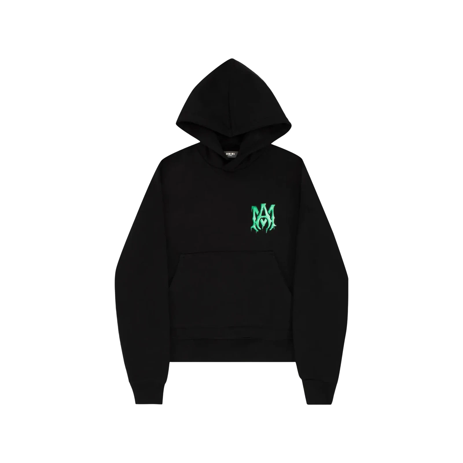 WATERCOLOR MA HOODIE « BLACK/GREEN »