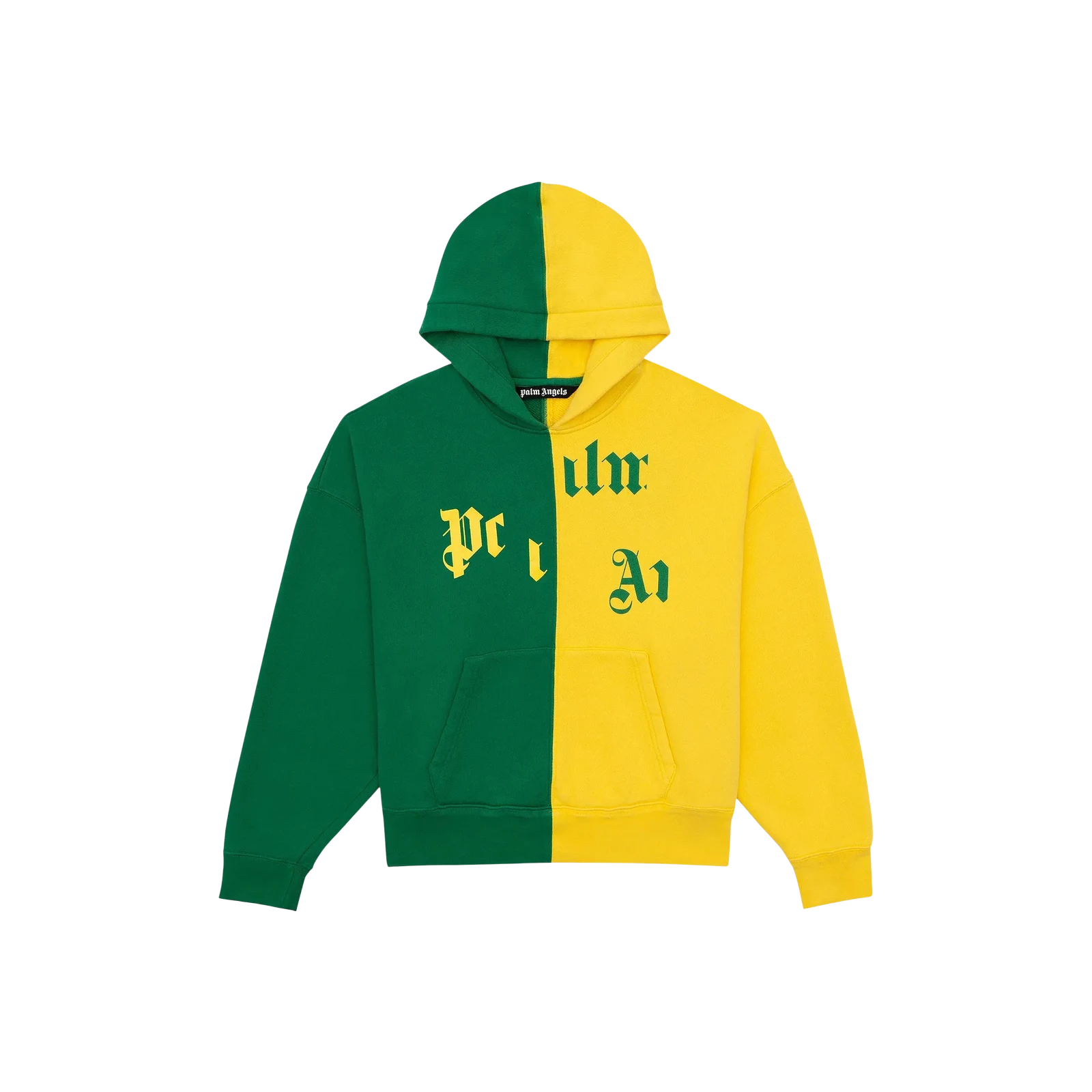 BROKEN LOGO HOODIE « YELLOW/GREEN »