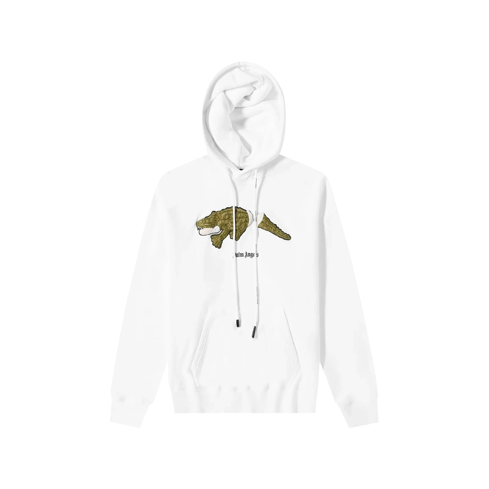 CROCO HOODIE « WHITE/GREEN »