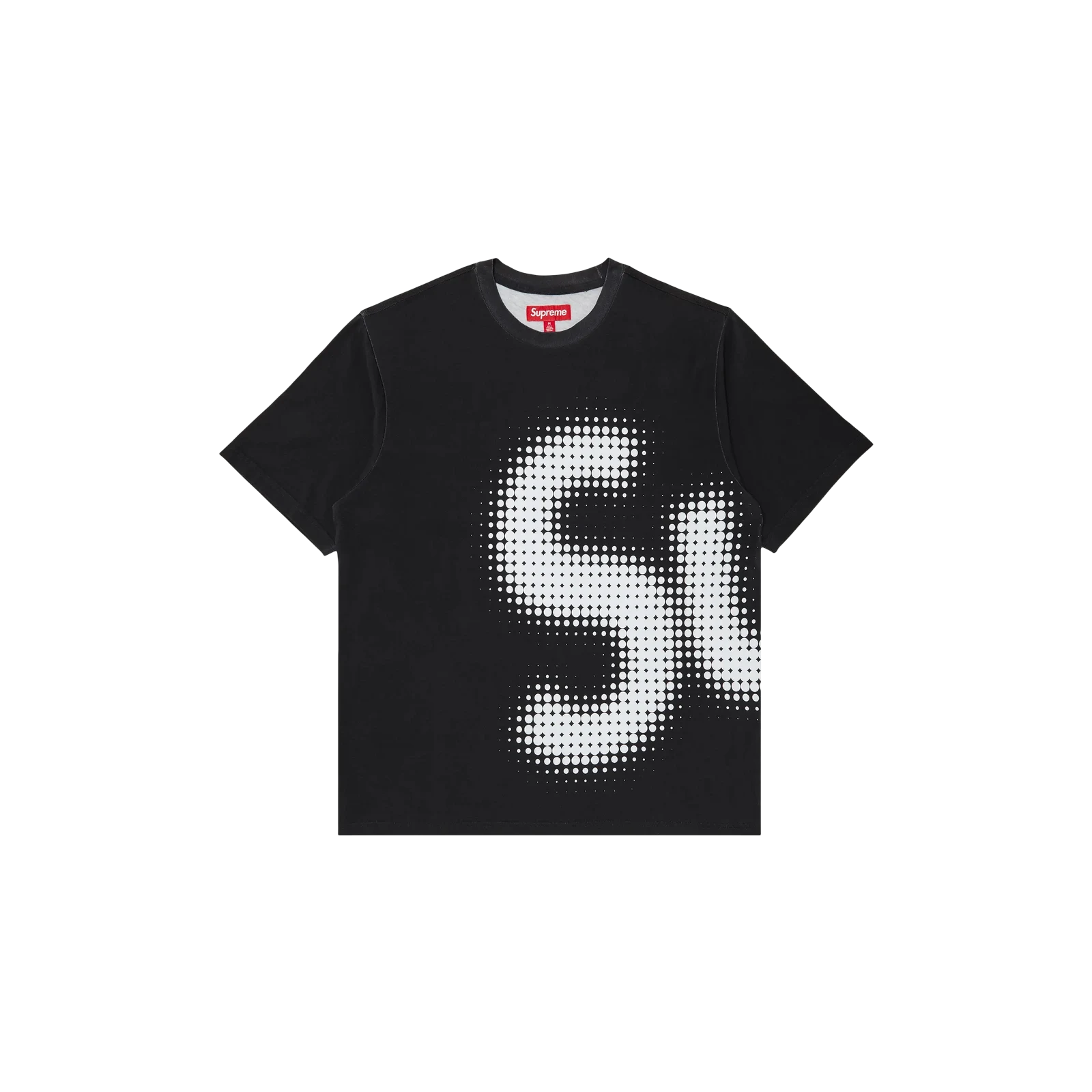 HALFTONE SHORT-SLEEVE TOP « BLACK »