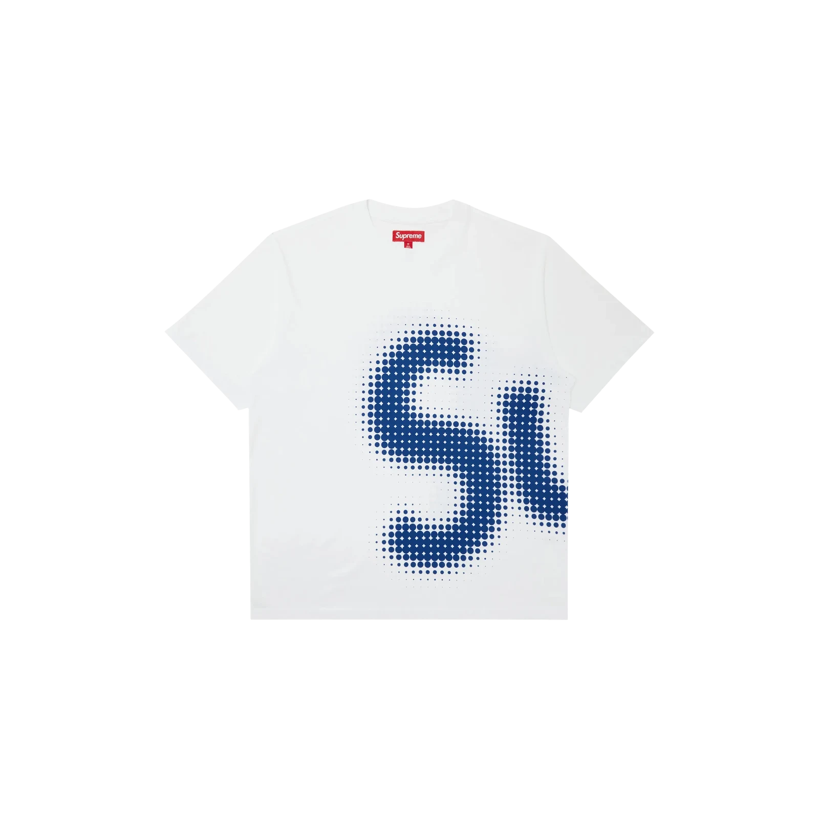 HALFTONE SHORT-SLEEVE TOP « WHITE »