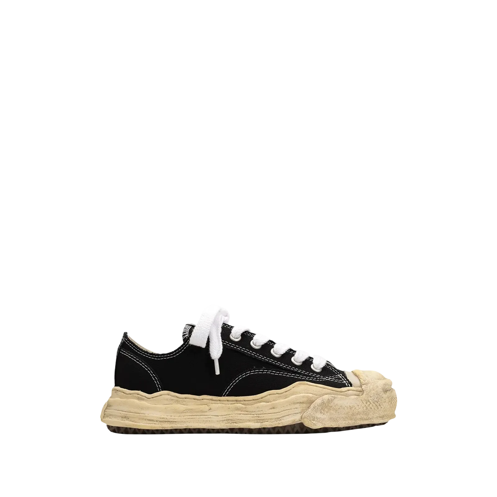 HANK OG DYED SOLE CANVAS LOW « BLACK »
