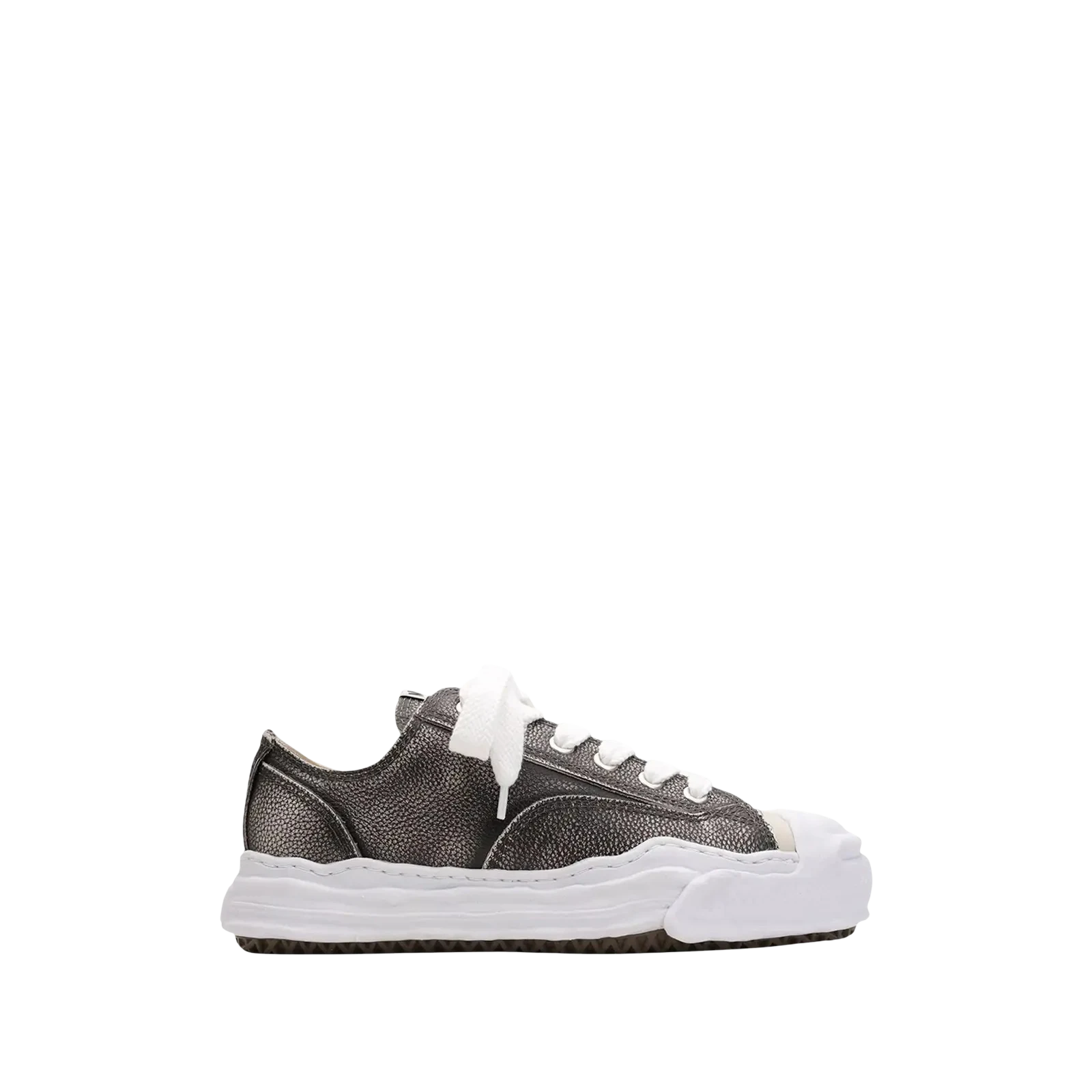 HANK OG SOLE BRUSHED SHRINK LEATHER LOW « BLACK »