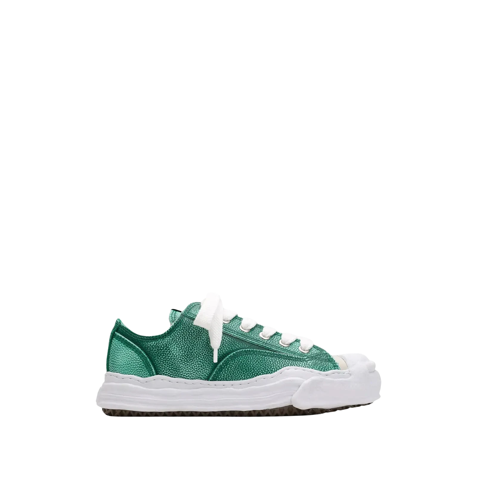 HANK OG SOLE BRUSHED SHRINK LEATHER LOW « GREEN »