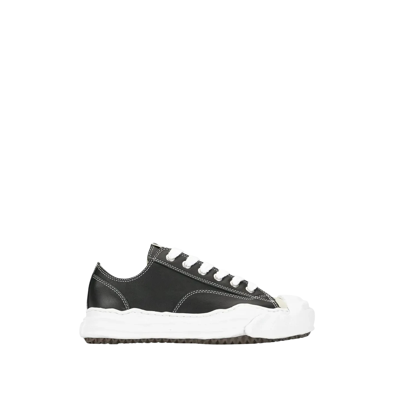 HANK OG SOLE LEATHER LOW « BLACK »