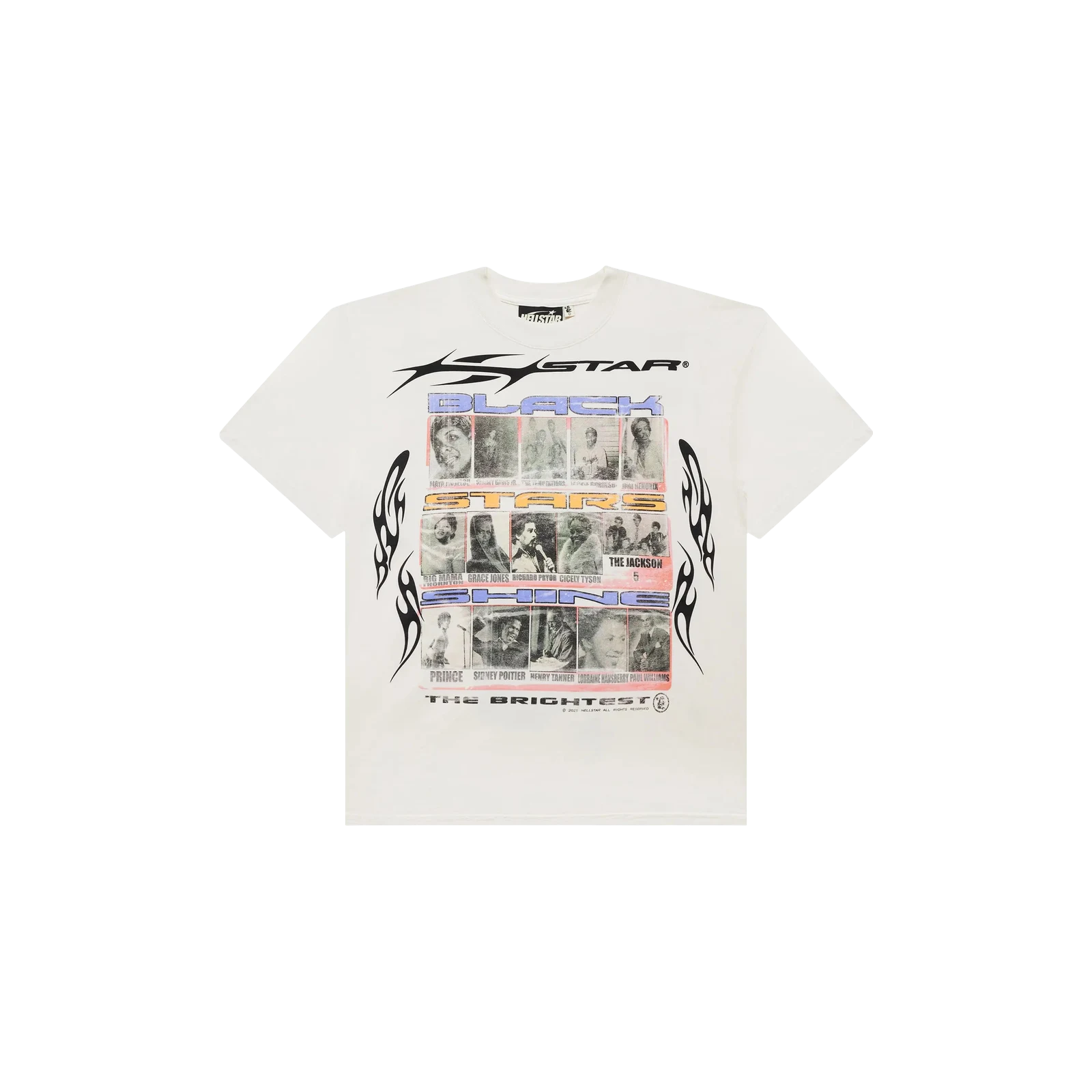 BLACK STARS T-SHIRT « WHITE »