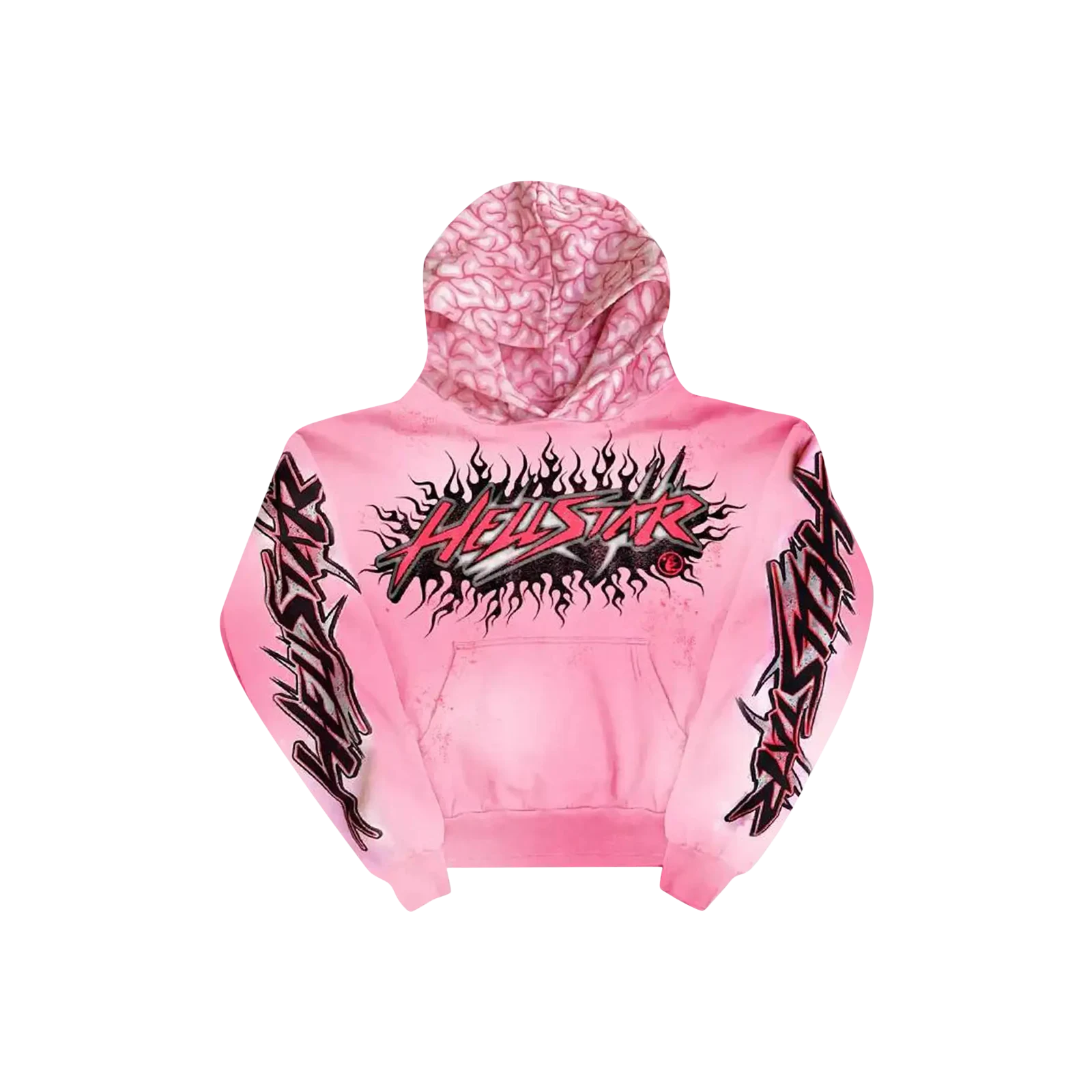 BRAINWASHED WITH BRAIN HOODIE « PINK »