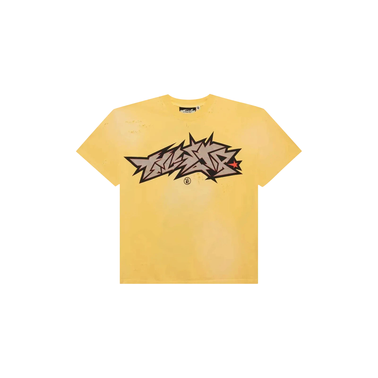 CRACK PRINT T-SHIRT « YELLOW »