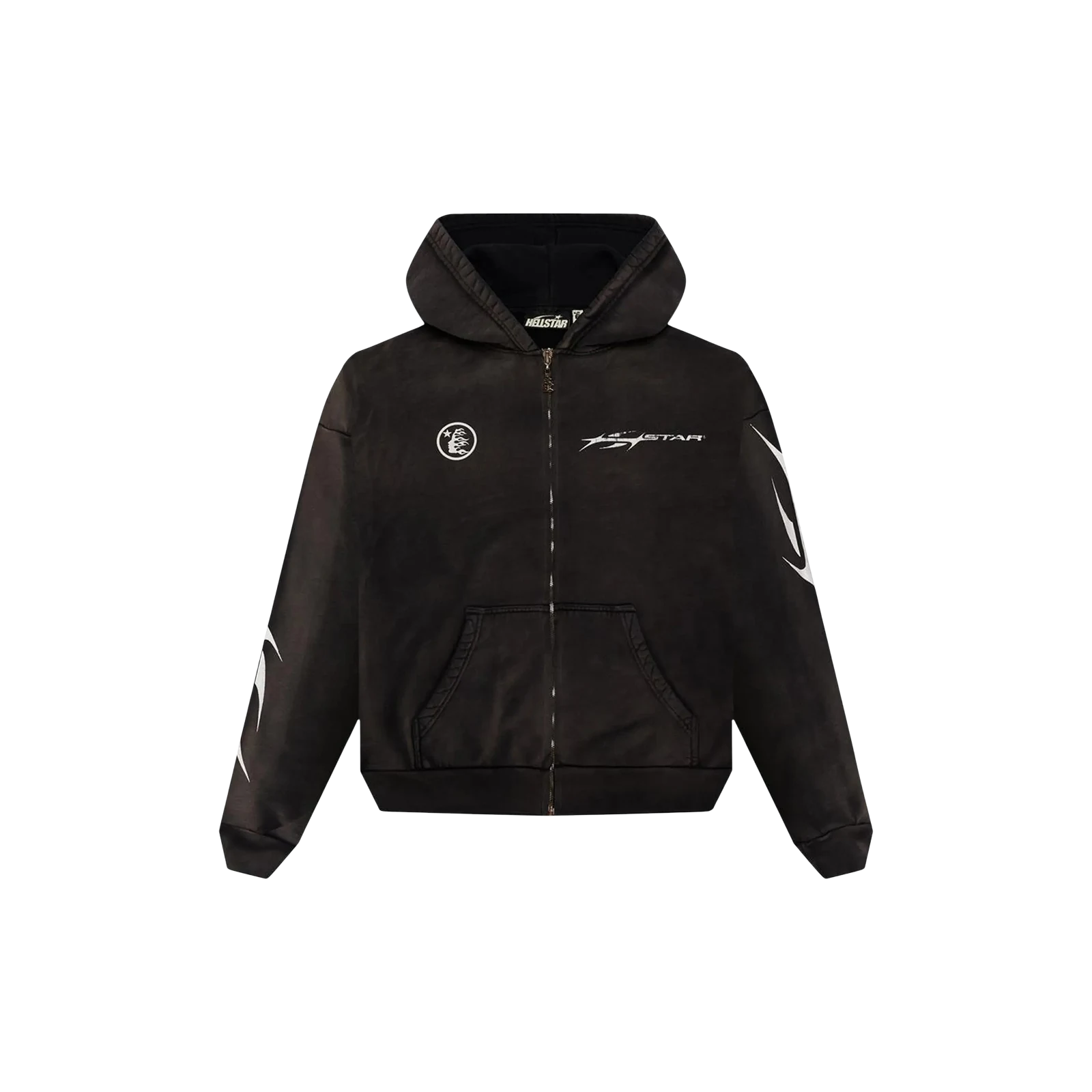 LOGO ZIP-UP HOODIE « BLACK »