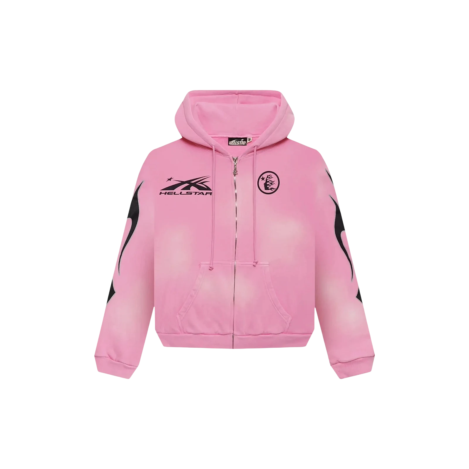SPORTS FLAME ZIP UP HOODIE « PINK »