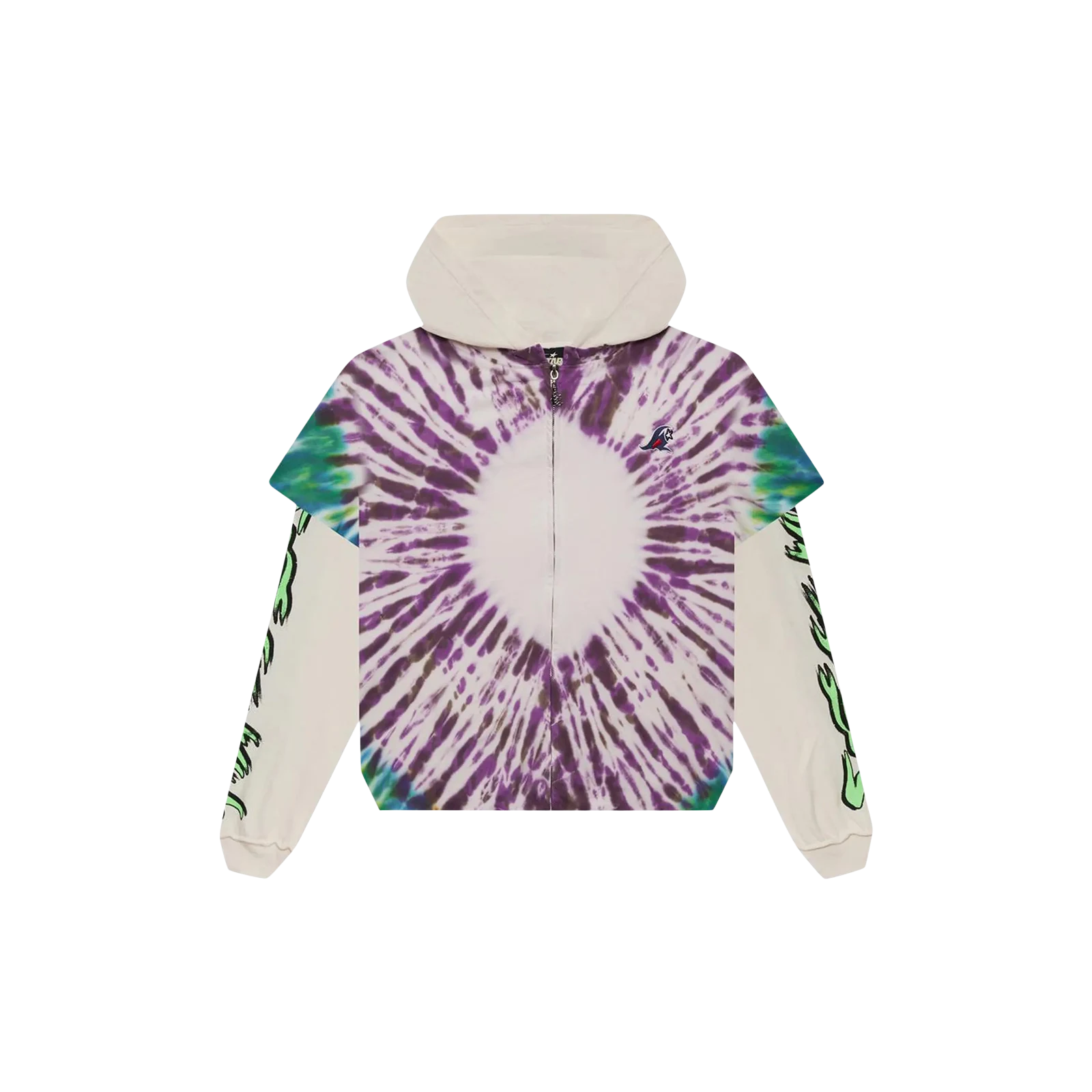 TYE-DYE ZIP-UP HOODIE « MULTICOLOR »