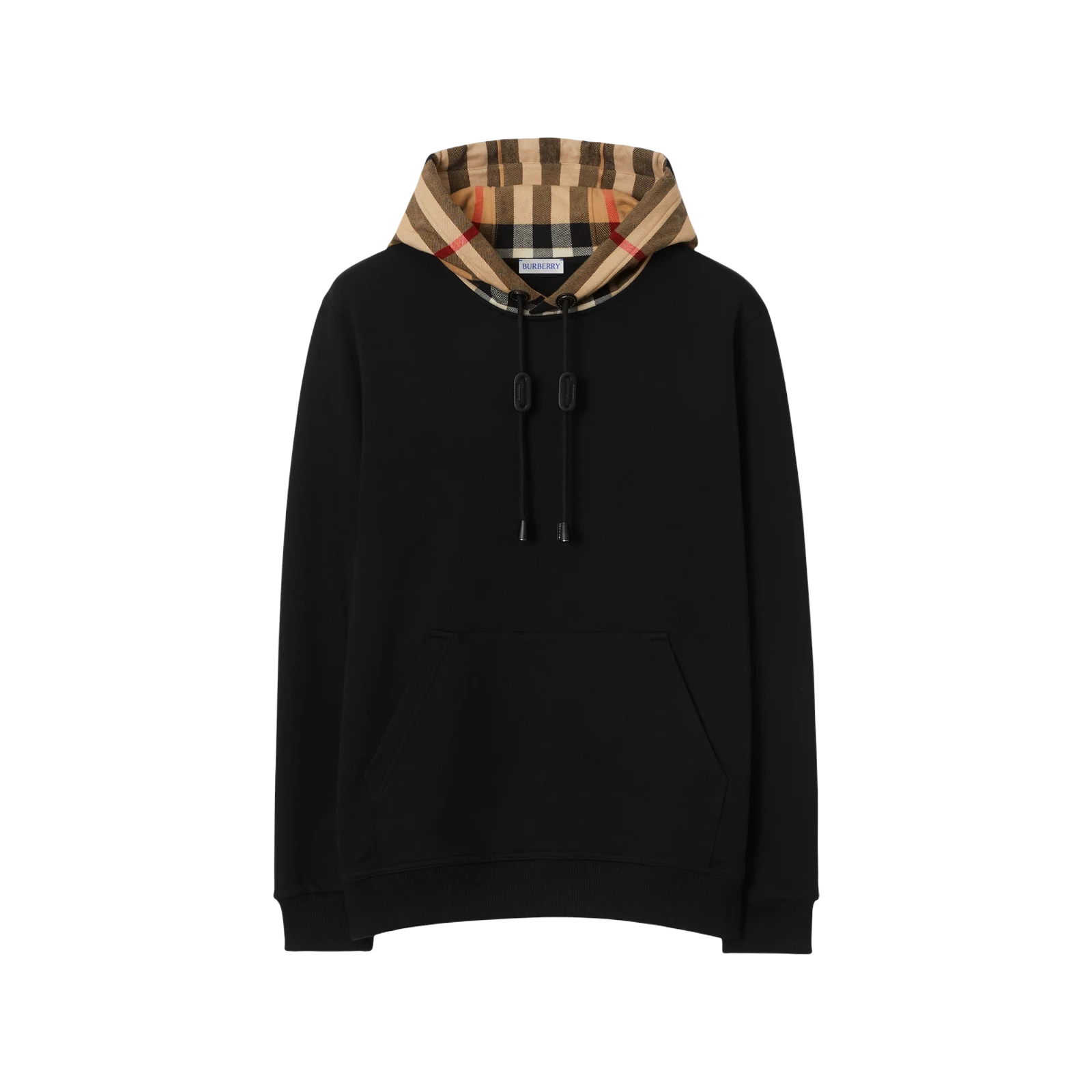 HOODIE EN COTON À CAPUCHE CHECK