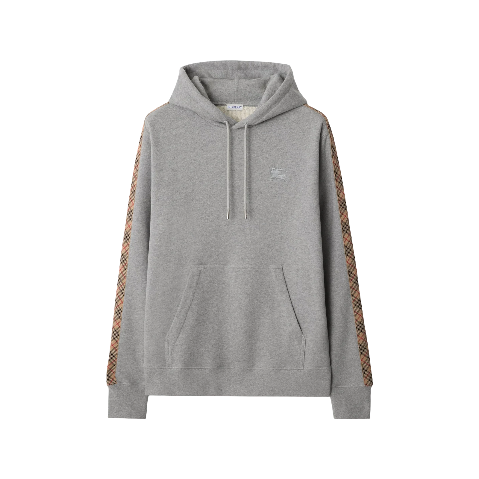 HOODIE EN COTON AVEC CHECK