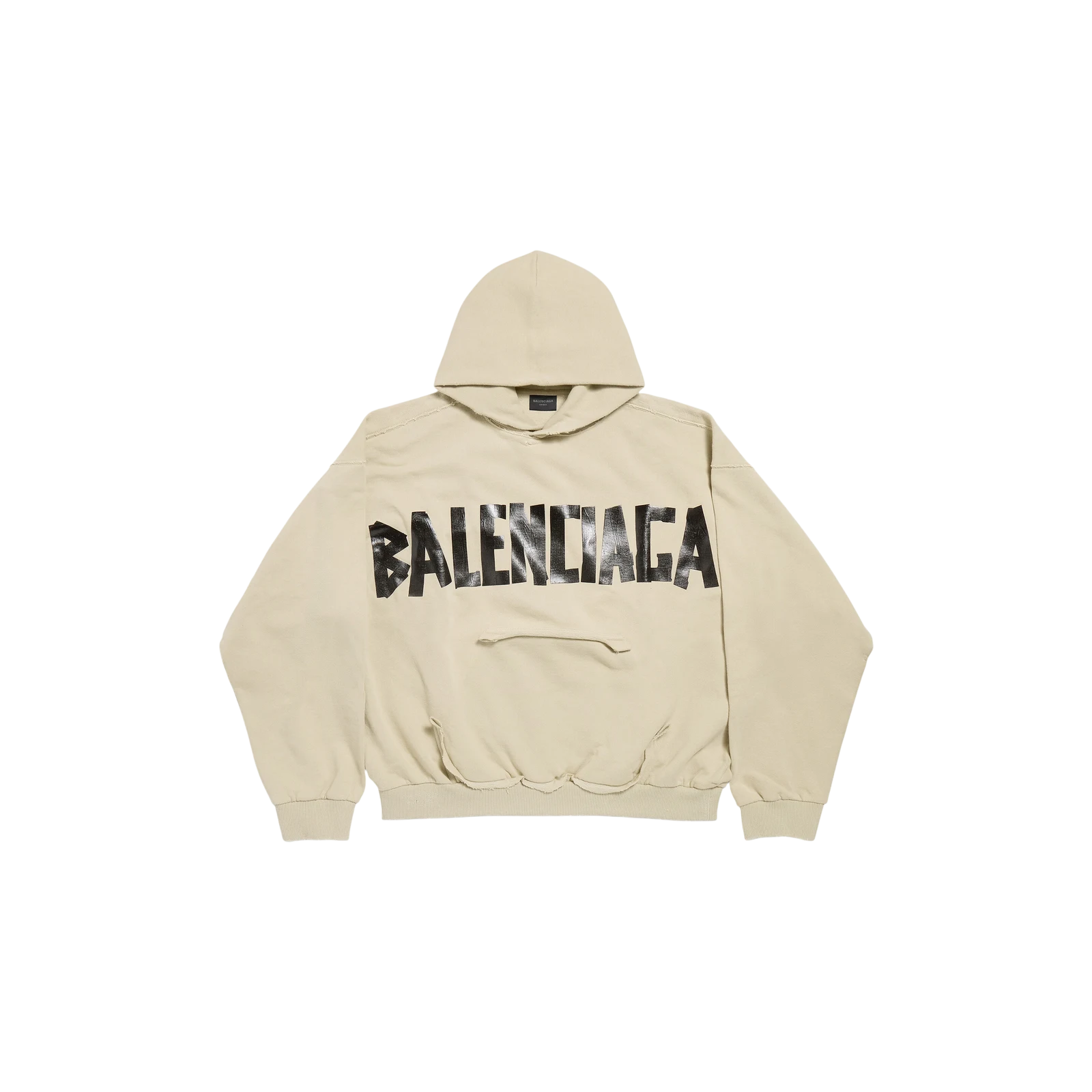 HOODIE RIPPED POCKET TAPE TYPE