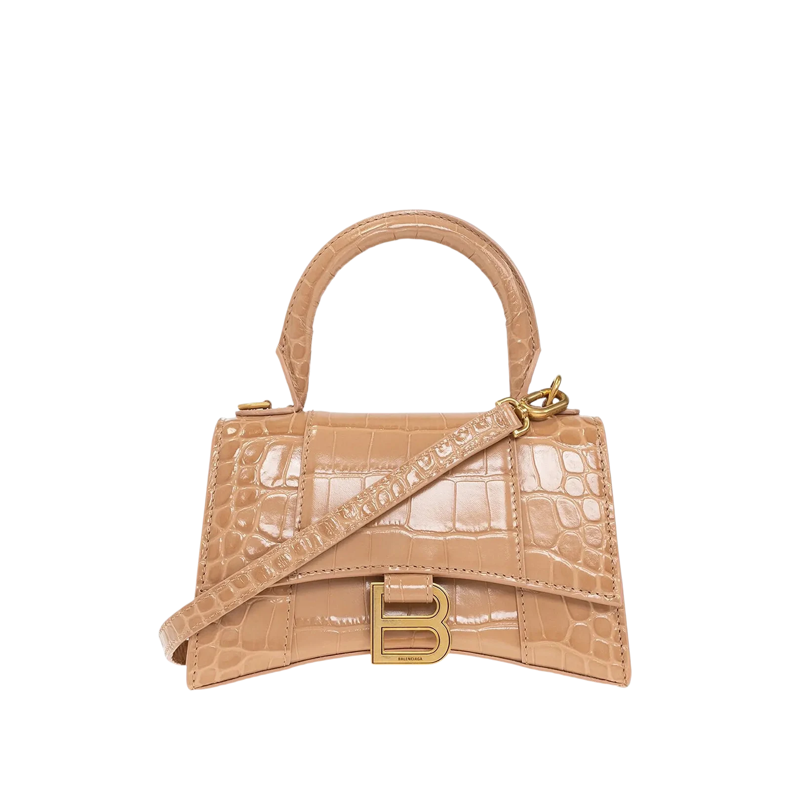HOURGLASS TOP XS 19CM « CROCO BEIGE »