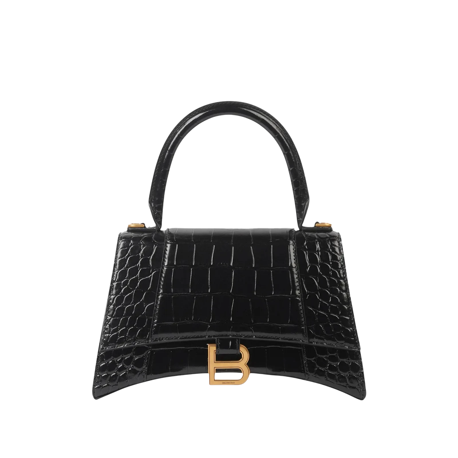 HOURGLASS TOP XS 19CM « CROCO BLACK »