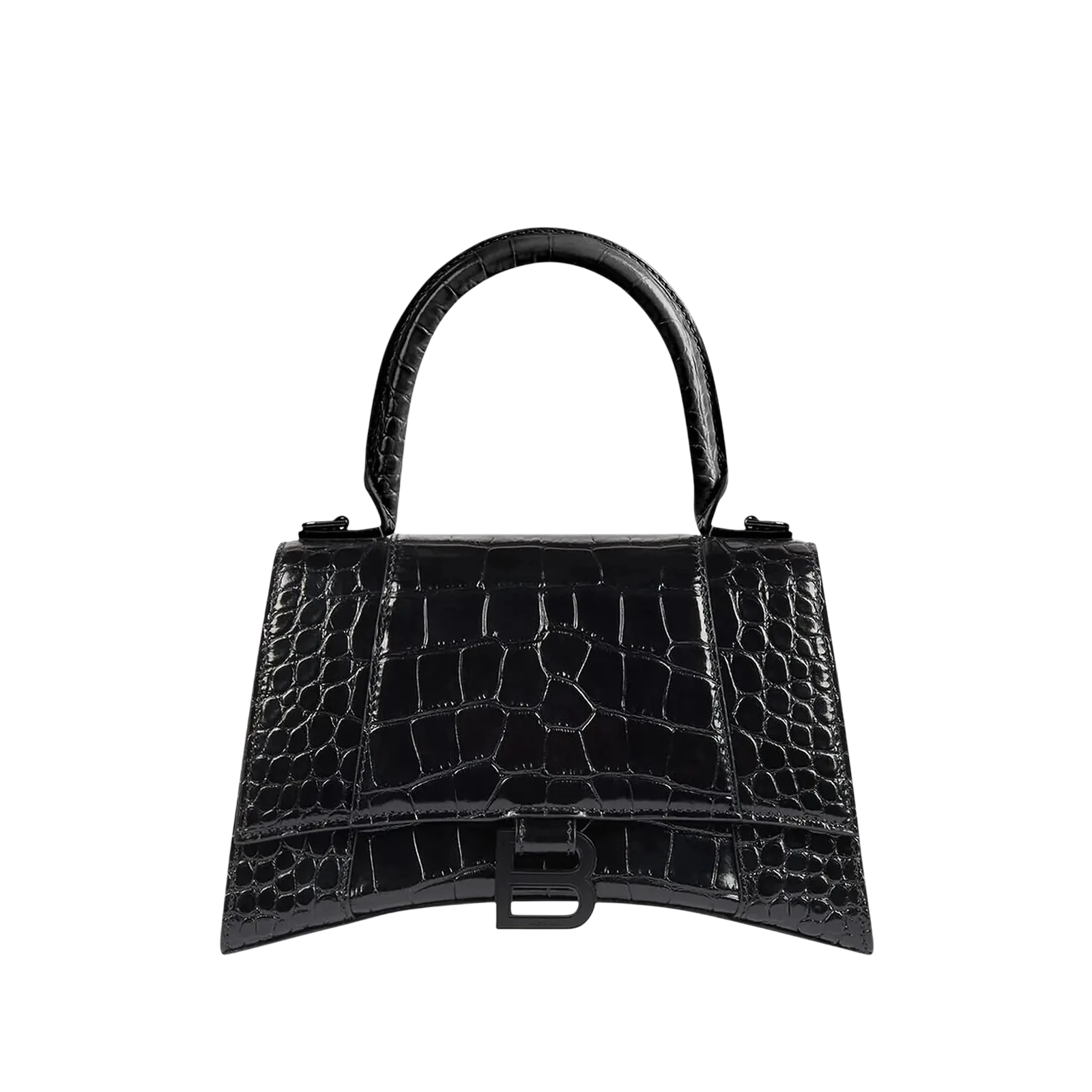 HOURGLASS TOP XS 19CM « CROCO BLACK »