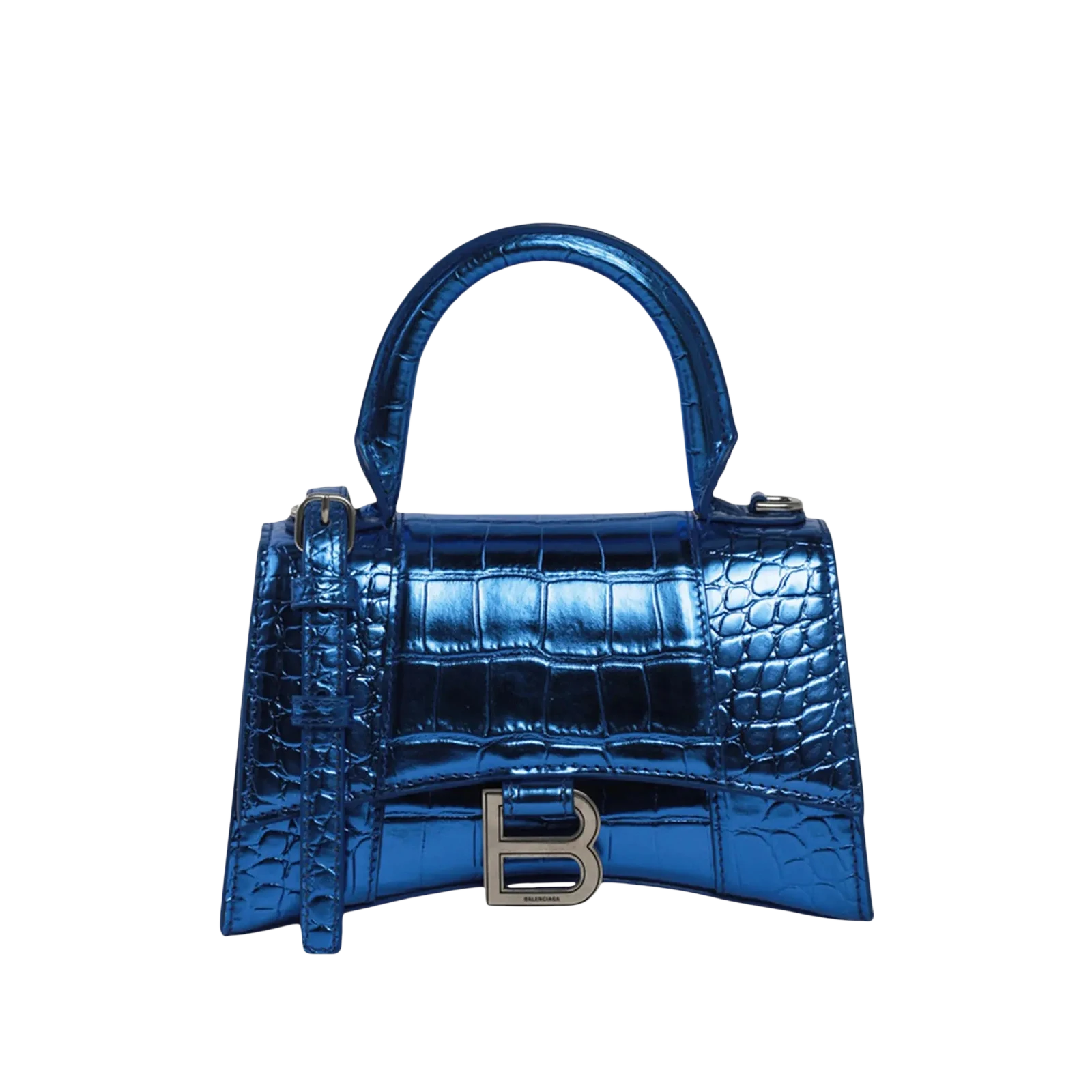 HOURGLASS TOP XS 19CM « CROCO BLUE »