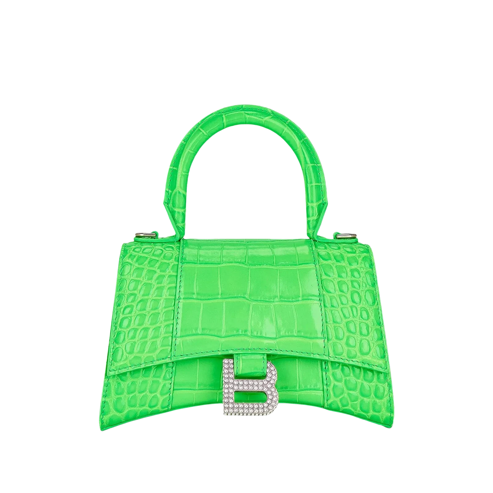 HOURGLASS TOP XS 19CM « CROCO FLUO GREEN »