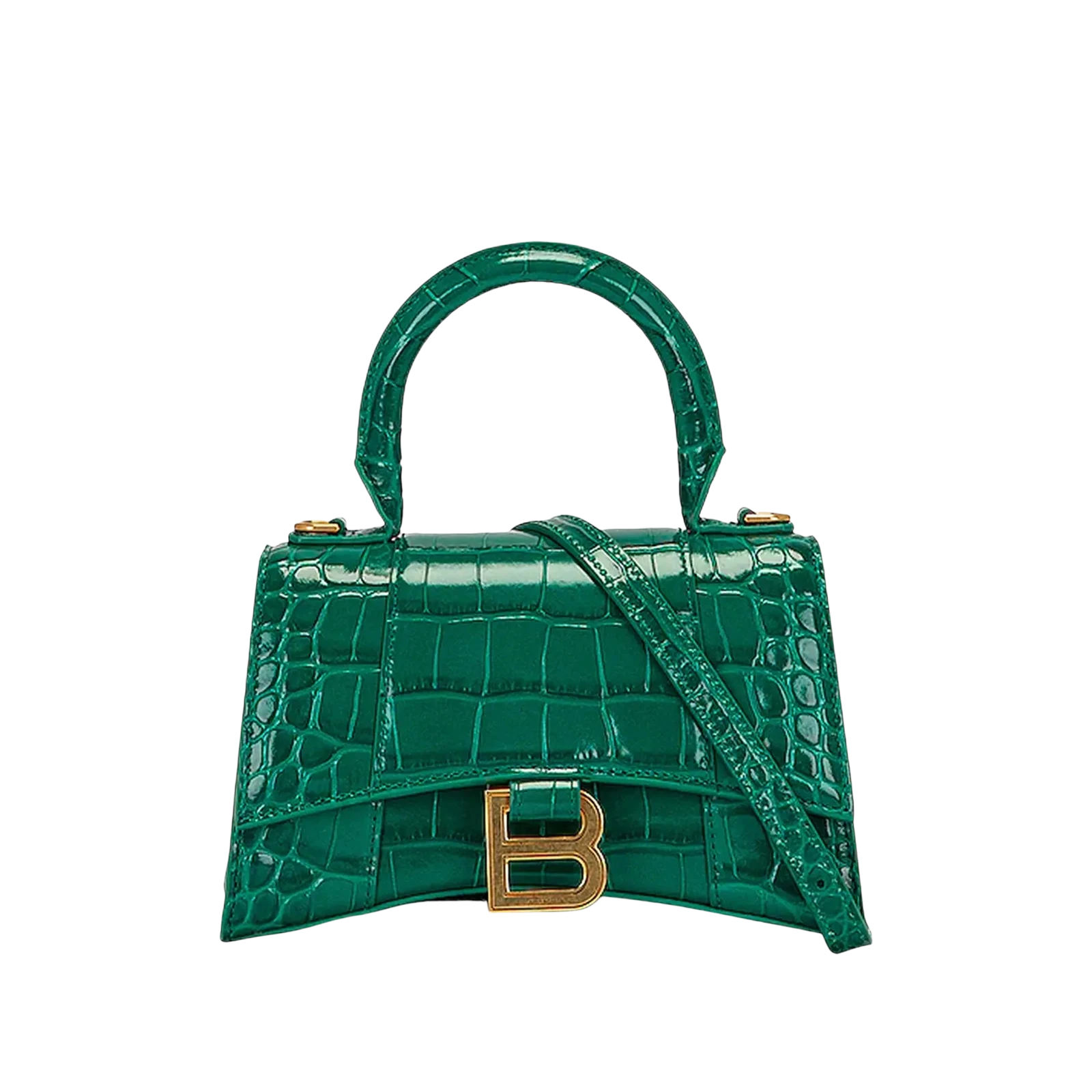 HOURGLASS TOP XS 19CM « CROCO JADE »