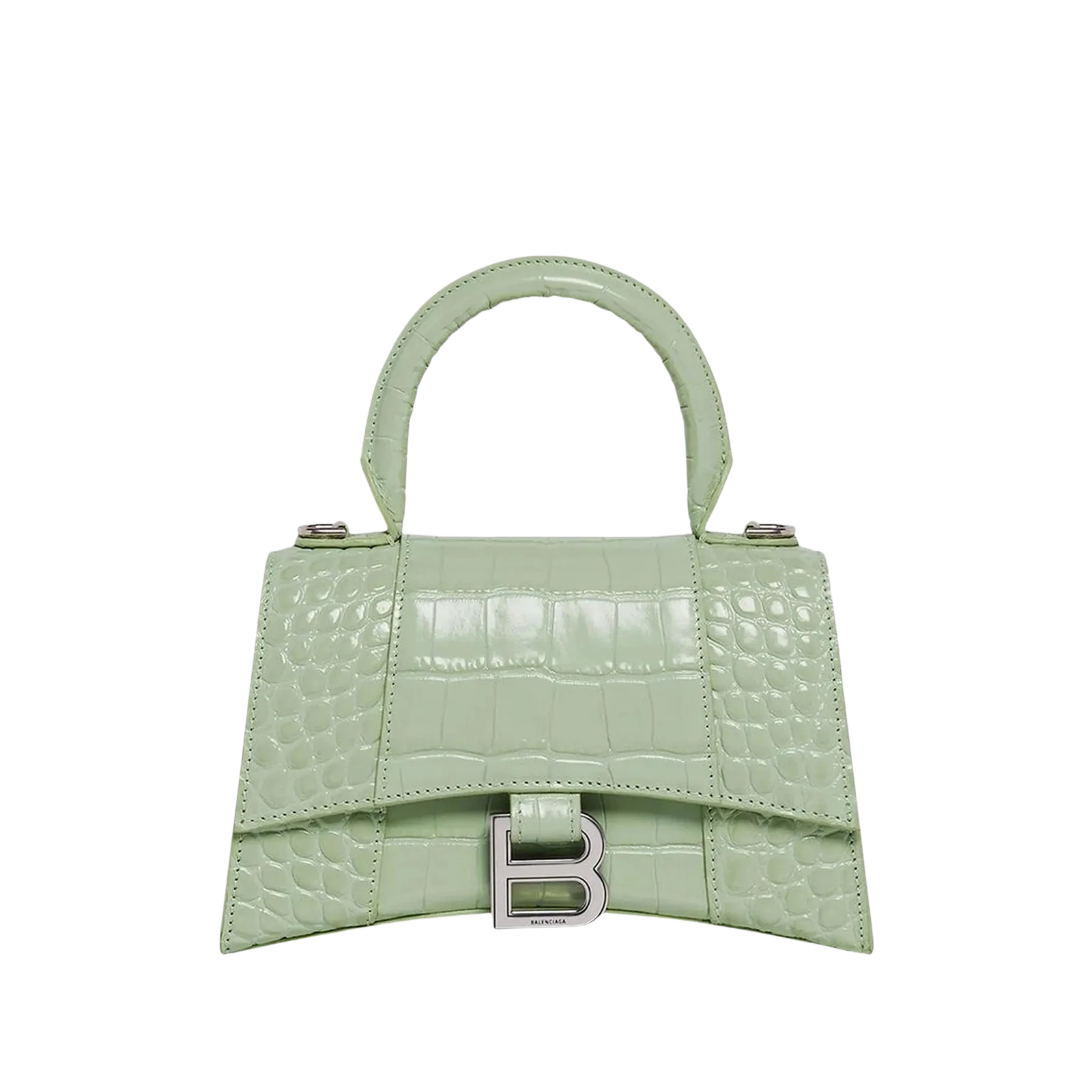 HOURGLASS TOP XS 19CM « CROCO LIGHT GREEN »