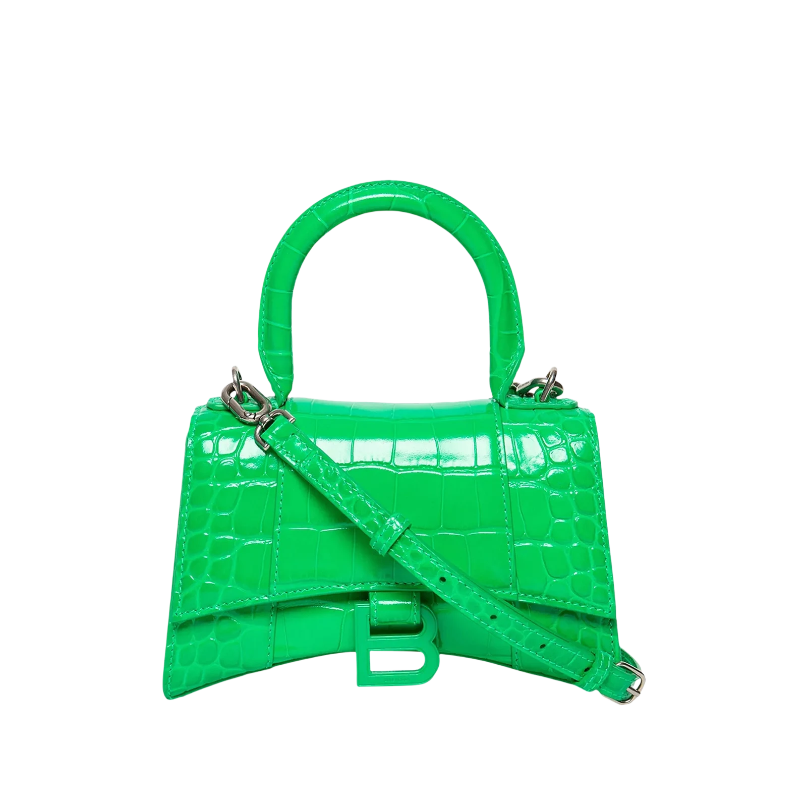 HOURGLASS TOP XS 19CM « CROCO VIVID GREEN »
