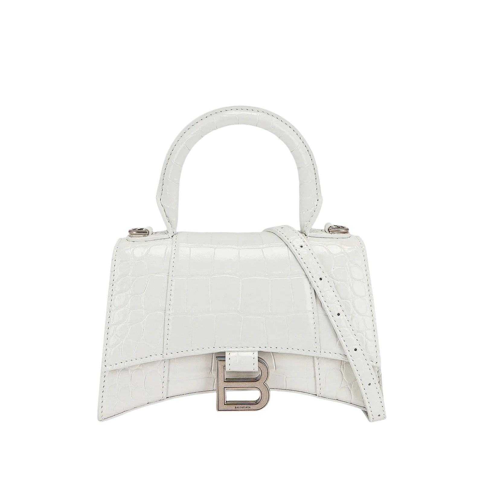 HOURGLASS TOP XS 19CM « CROCO WHITE »