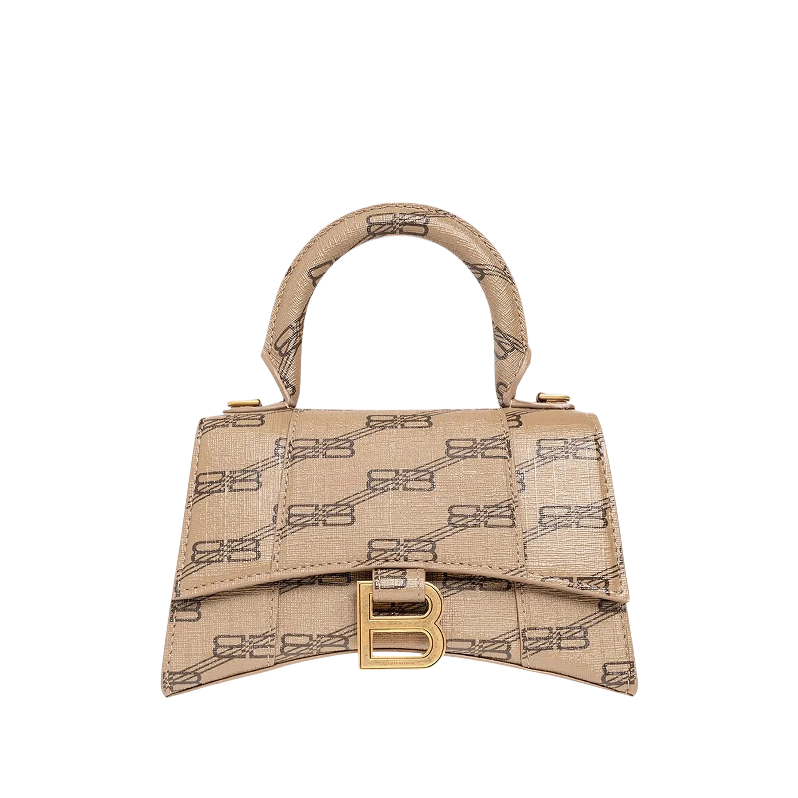 HOURGLASS TOP XS 19CM « MONGRAM BEIGE »