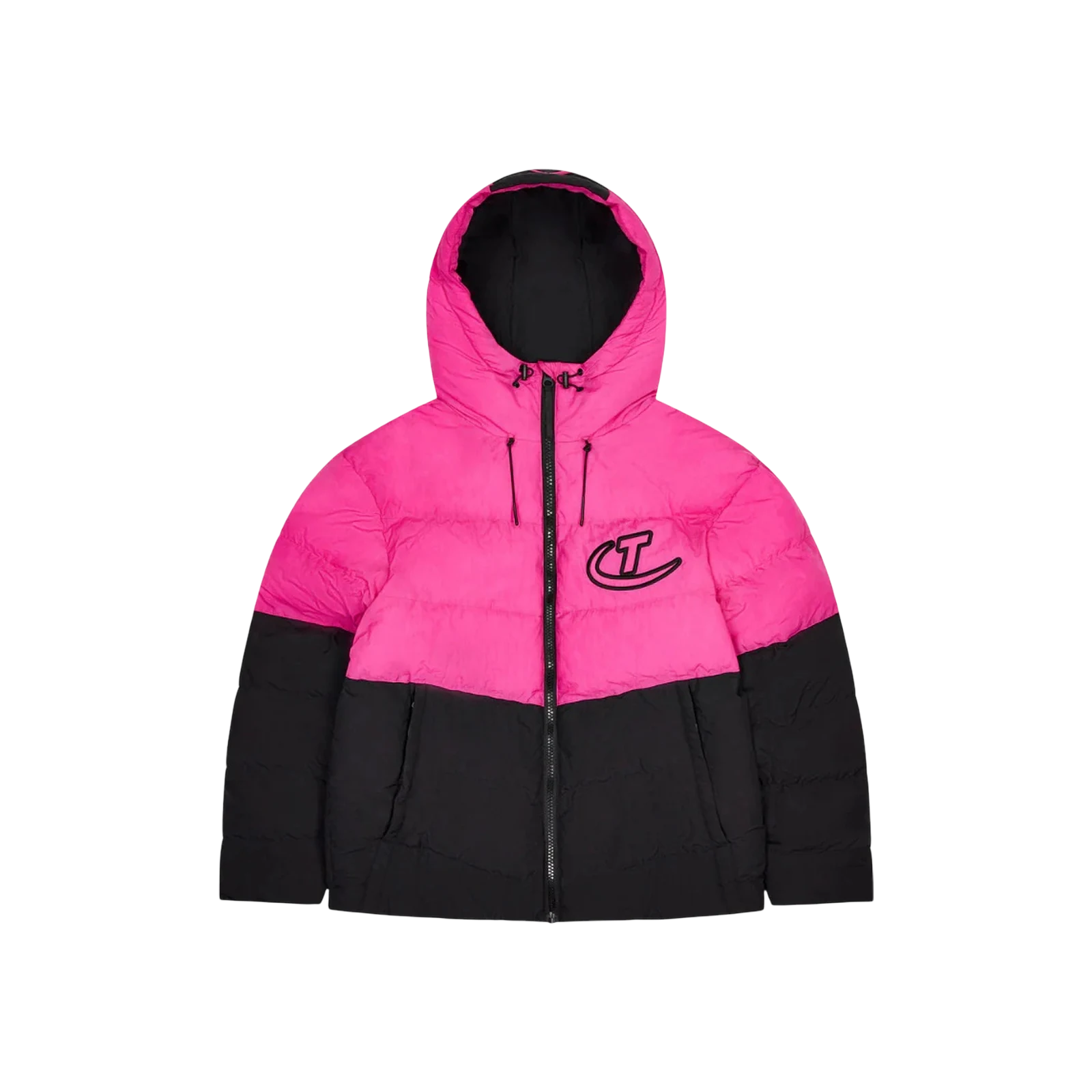 HYPERDRIVE HOODED PUFFER « BLACK PINK »
