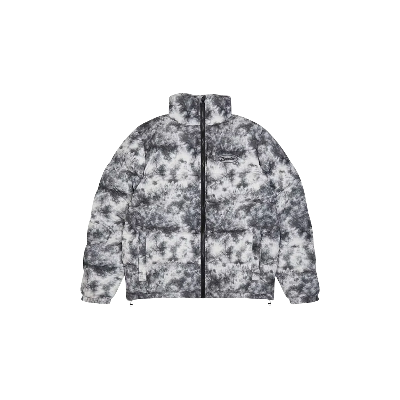 HYPERDRIVE HOODED PUFFER « BLACK TIE DYE »