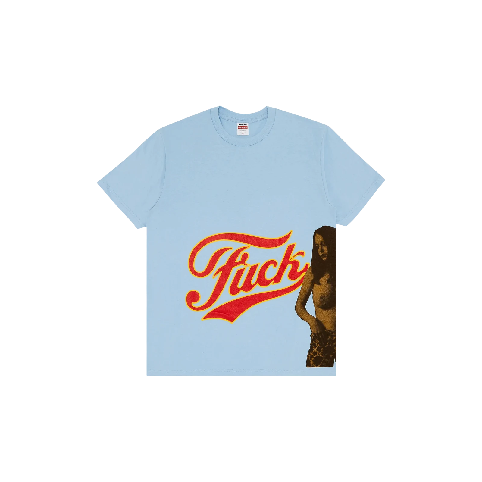 HYSTERIC GLAMOUR X FUCK TEE « POWDER BLUE »