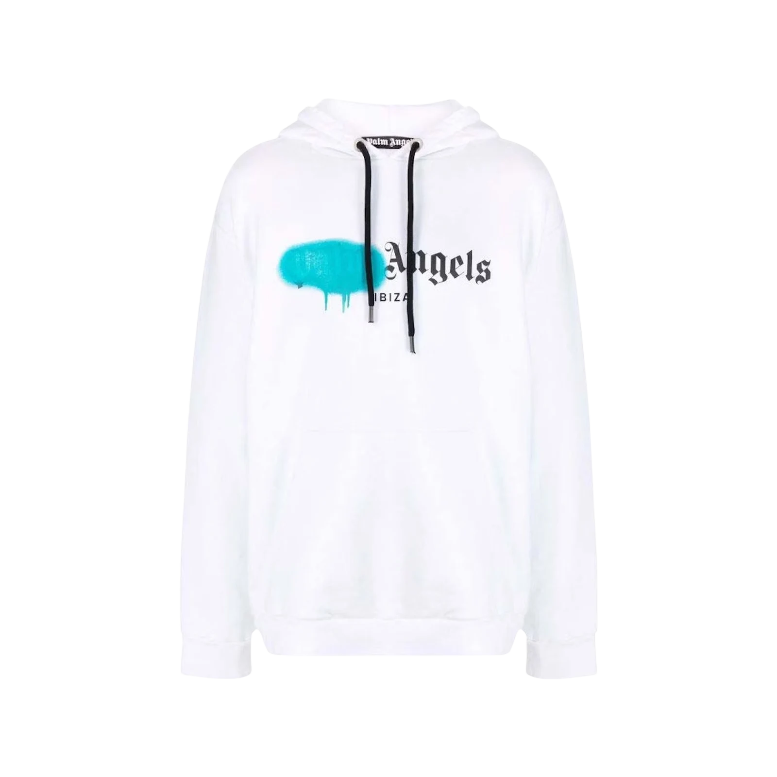 IBIZA SPRAYED LOGO HOODIE « WHITE »